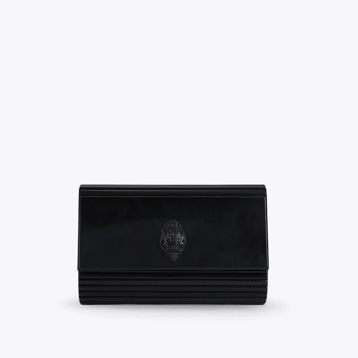 KURT GEIGER Drench Party Eagle Clutch Bag Black