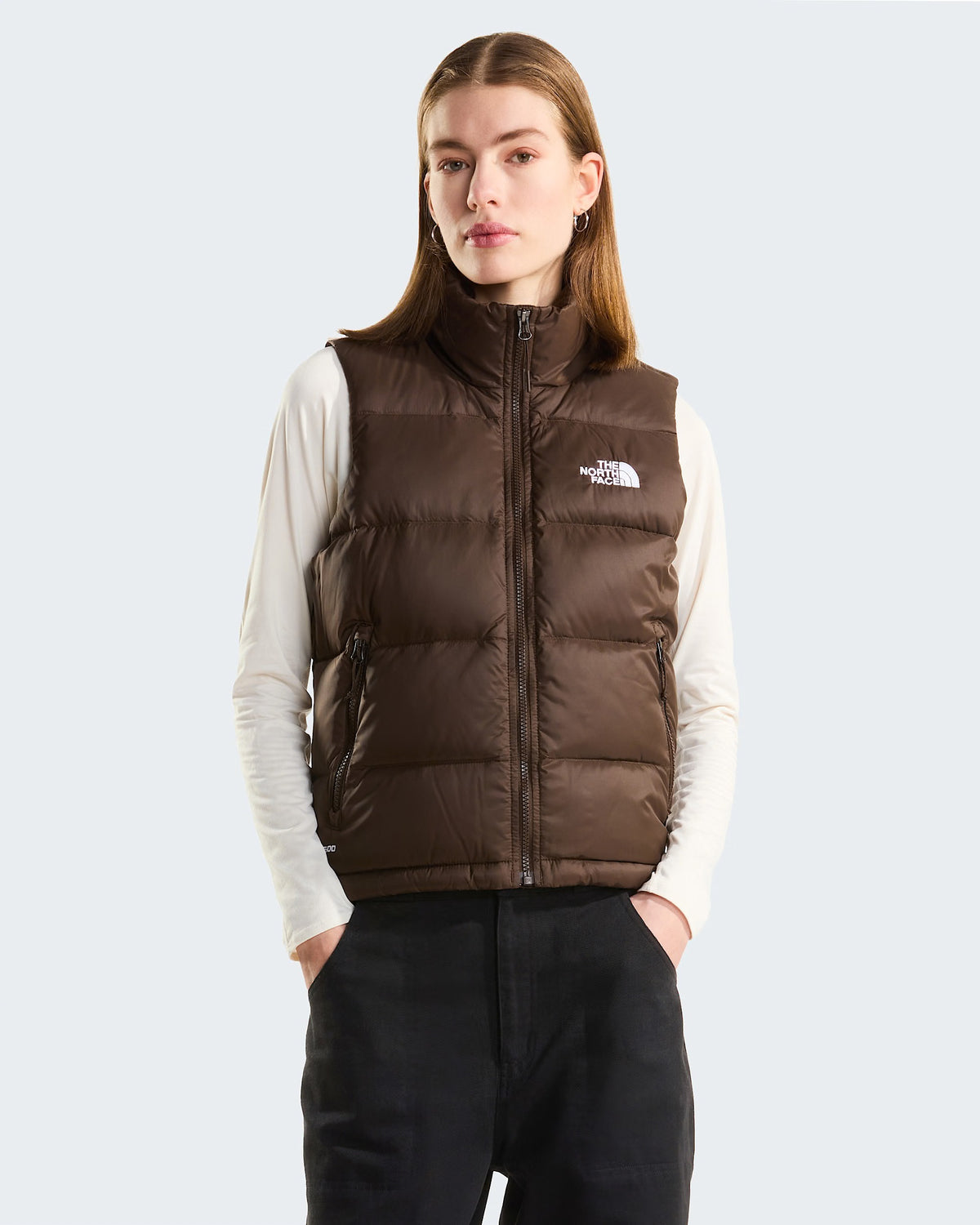THE NORTH FACE Gilet donna in piumino Hydrenalite™ A-Line Dark Chestnut
