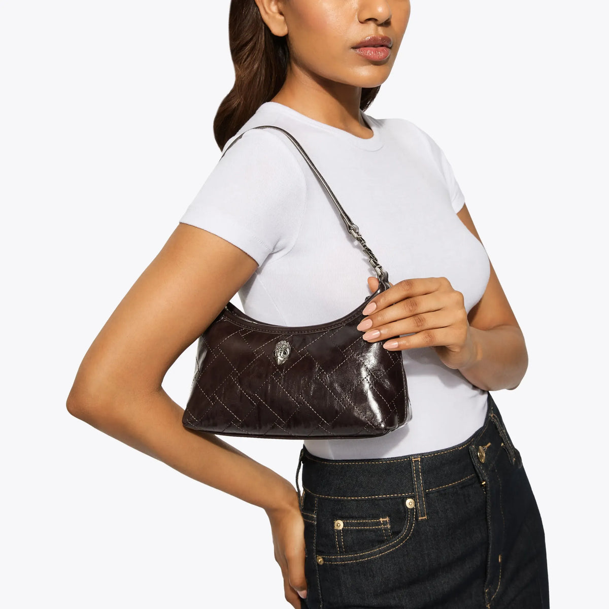 KURT GEIGER Sling Dark Brown
