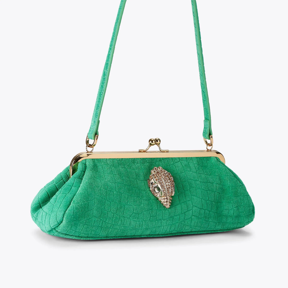 KURT GEIGER Kensington Frame Bag Green