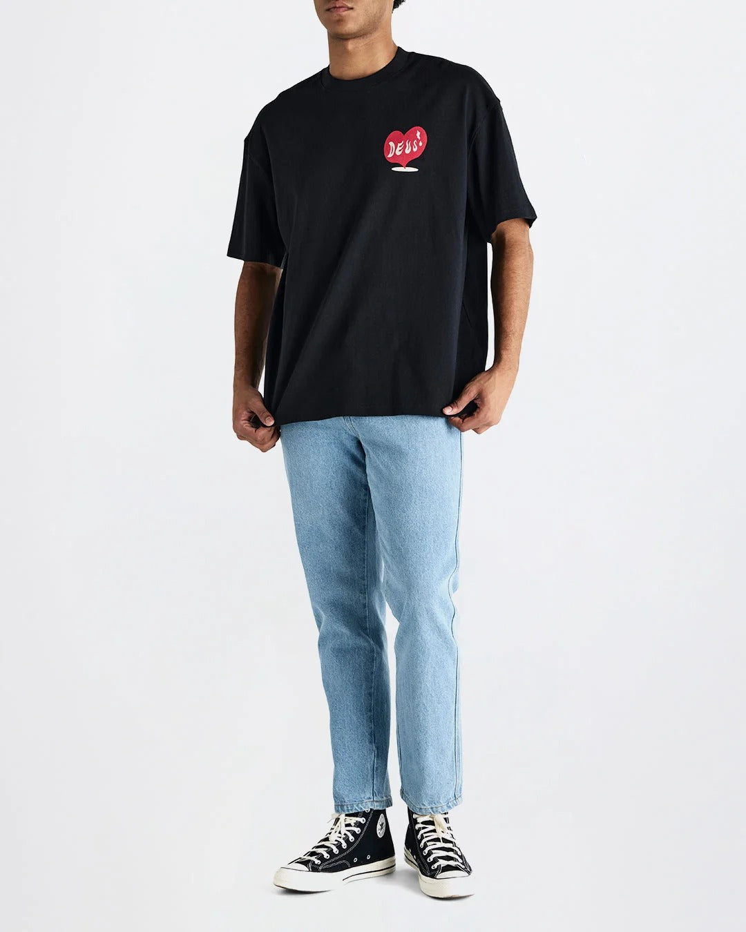 DEUS EX MACHINA Deep Cut OS Tee Black