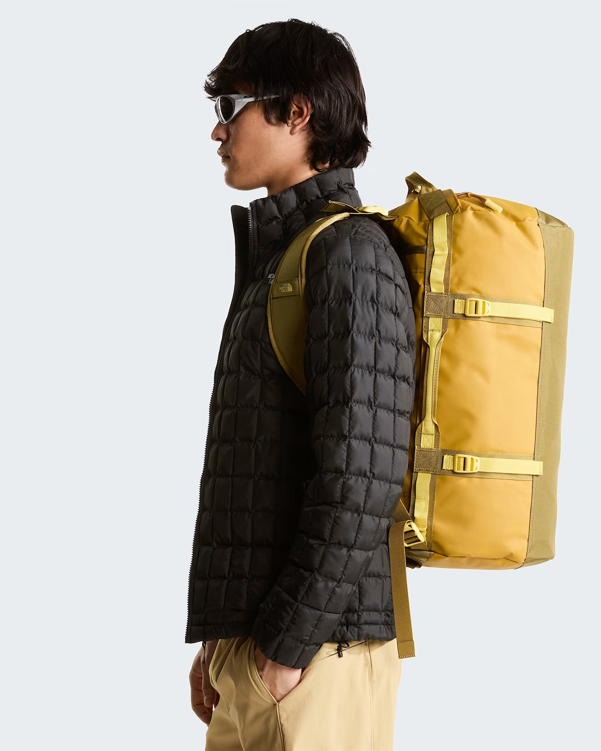 THE NORTH FACE Borsone Base Camp Duffel 50L - S Golden Tan-Cedar-Honeyed Sand