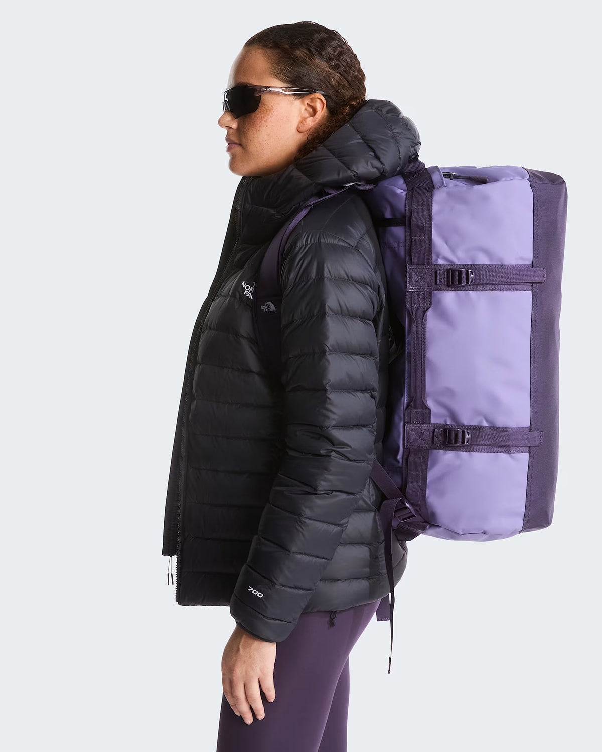 THE NORTH FACE Borsone Base Camp Duffel 50L - S Grounded Plum-Endless Dusk