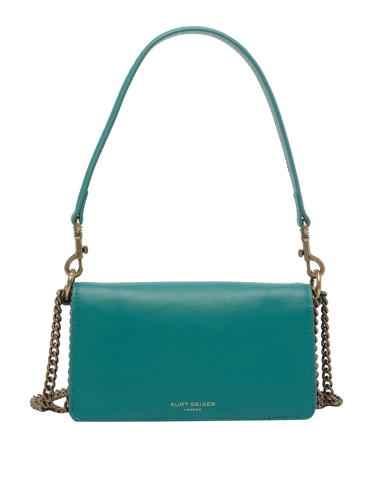 KURT GEIGER Small Sloane Flower Green
