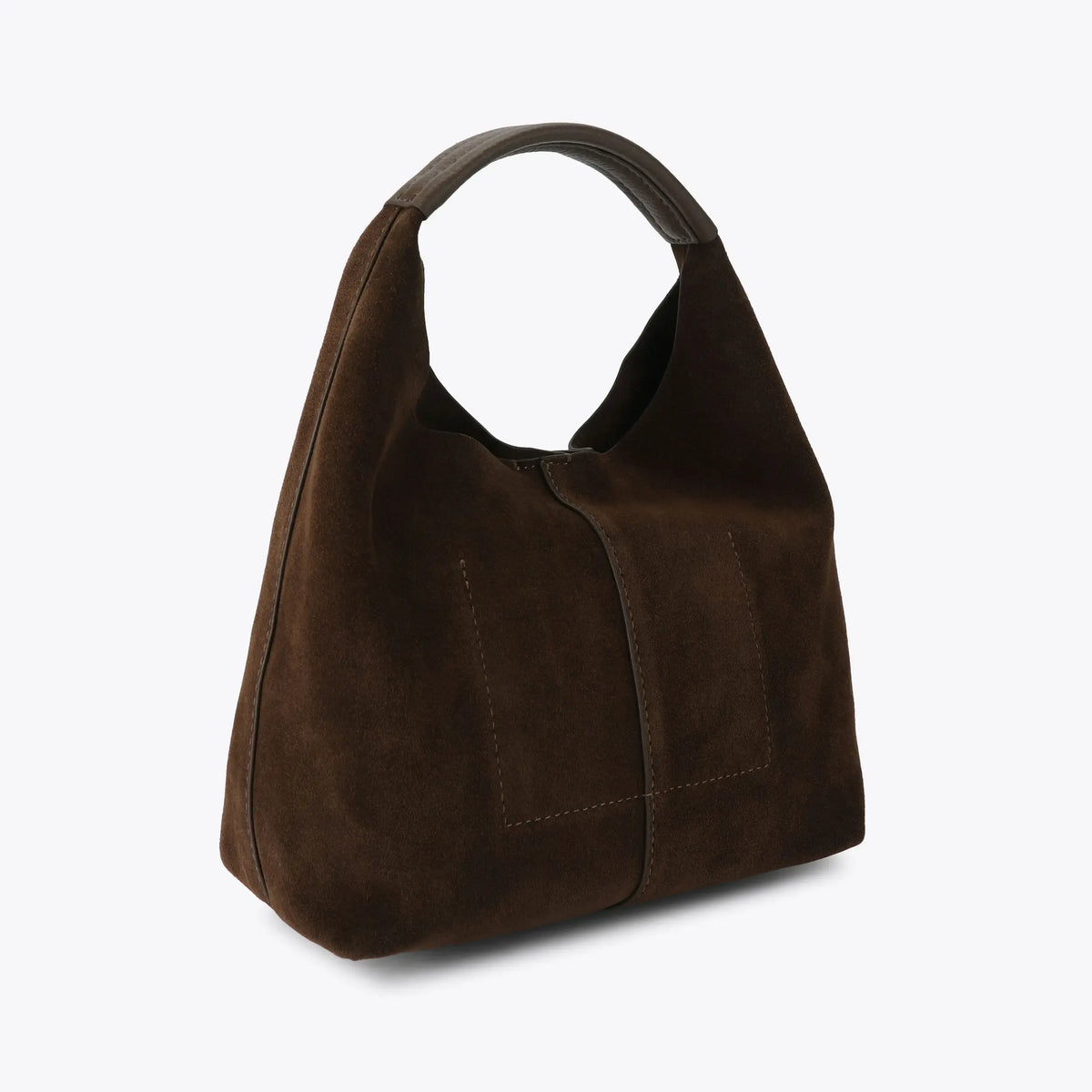KURT GEIGER Chelsea SM Slouch Hobo Dark Brown