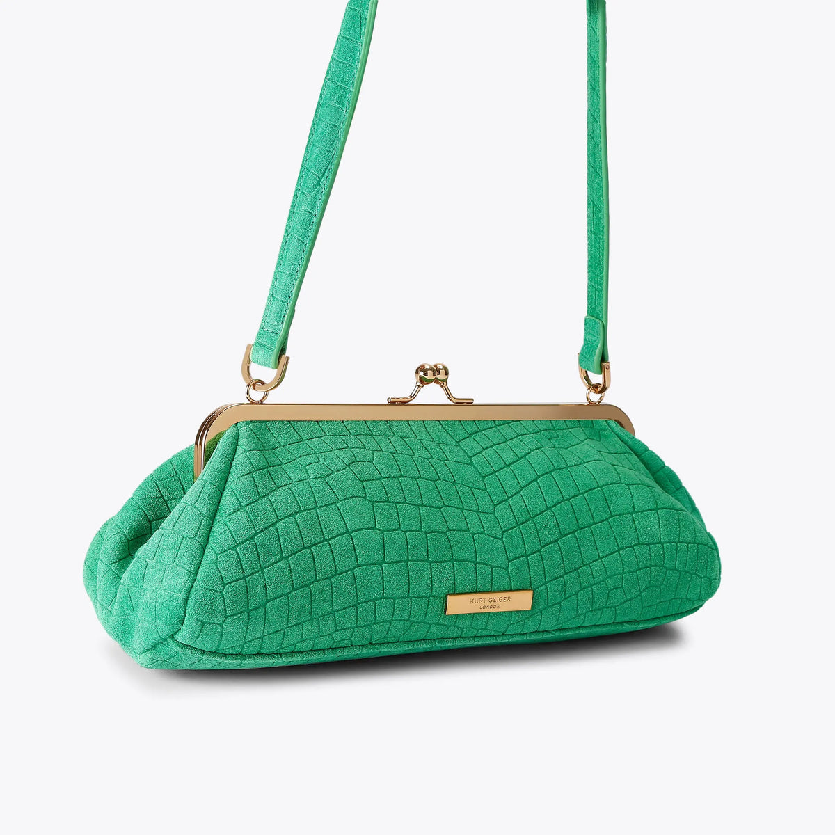 KURT GEIGER Kensington Frame Bag Green