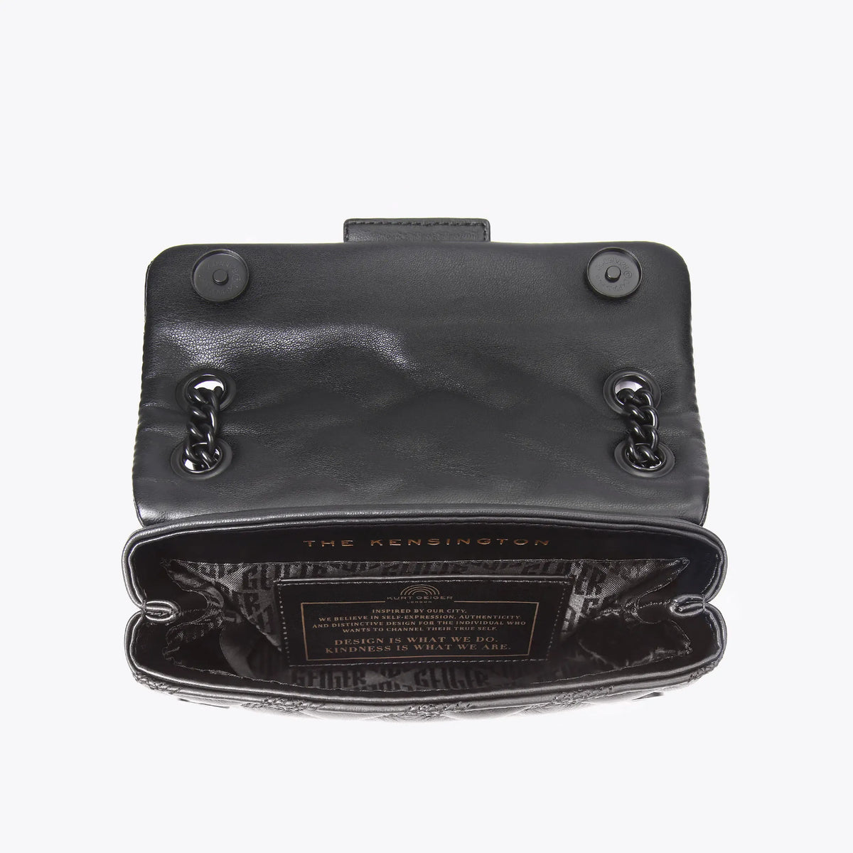 KURT GEIGER Mini Kensington Black Mono