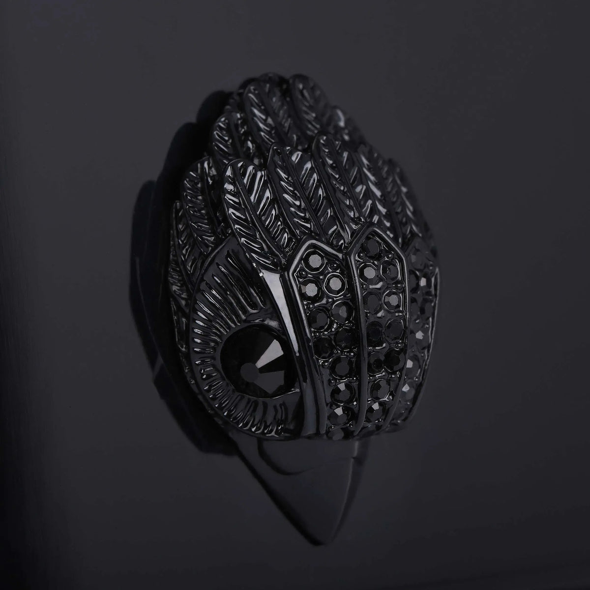 KURT GEIGER Drench Party Eagle Clutch Bag Black