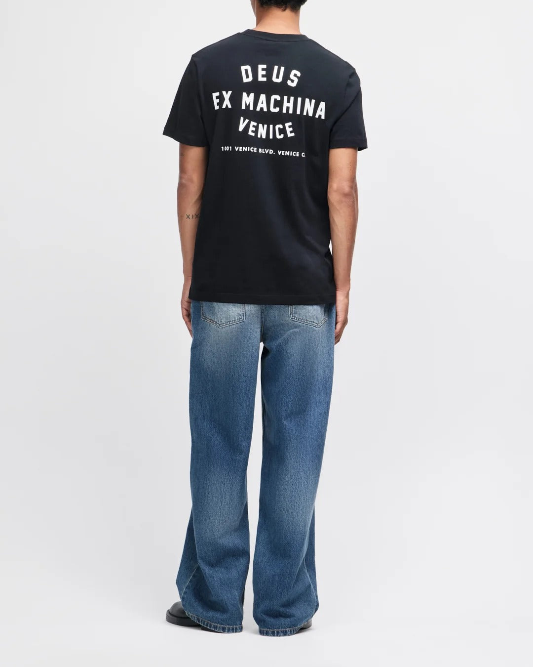 DEUS EX MACHINA Venice Skull Tee Black