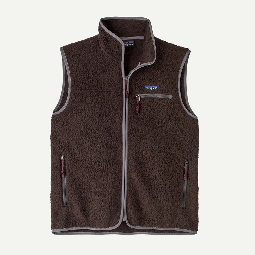 PATAGONIA Men's Retro Pile Fleece Vest Den Brown