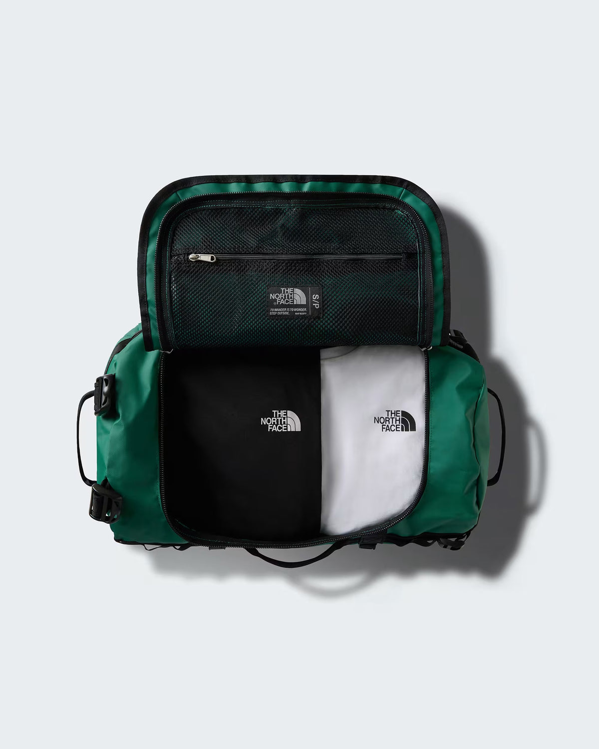THE NORTH FACE Borsone Base Camp Duffel 50L - S Evergreen-TNF Black
