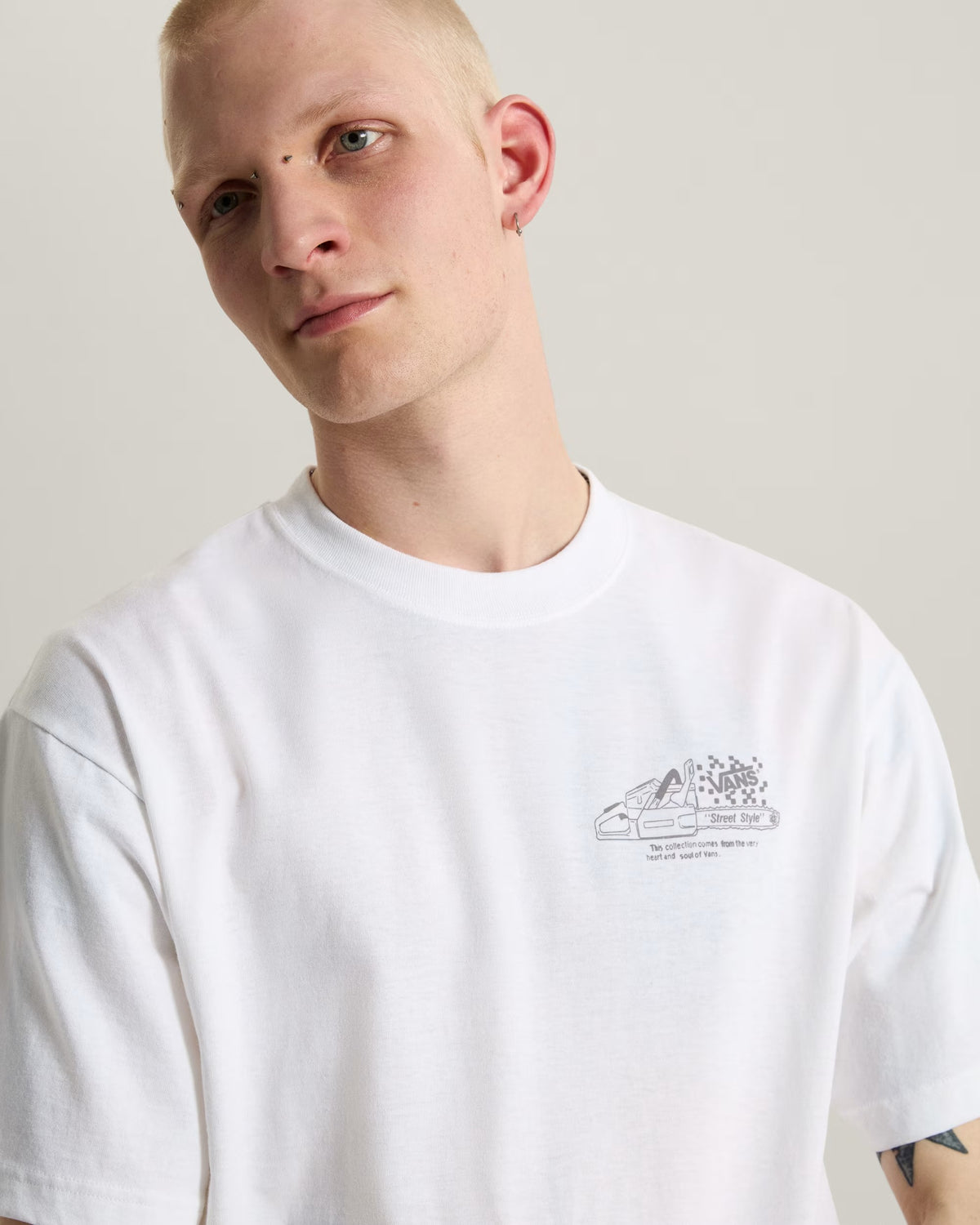 VANS T-SHIRT Dirt Trip White