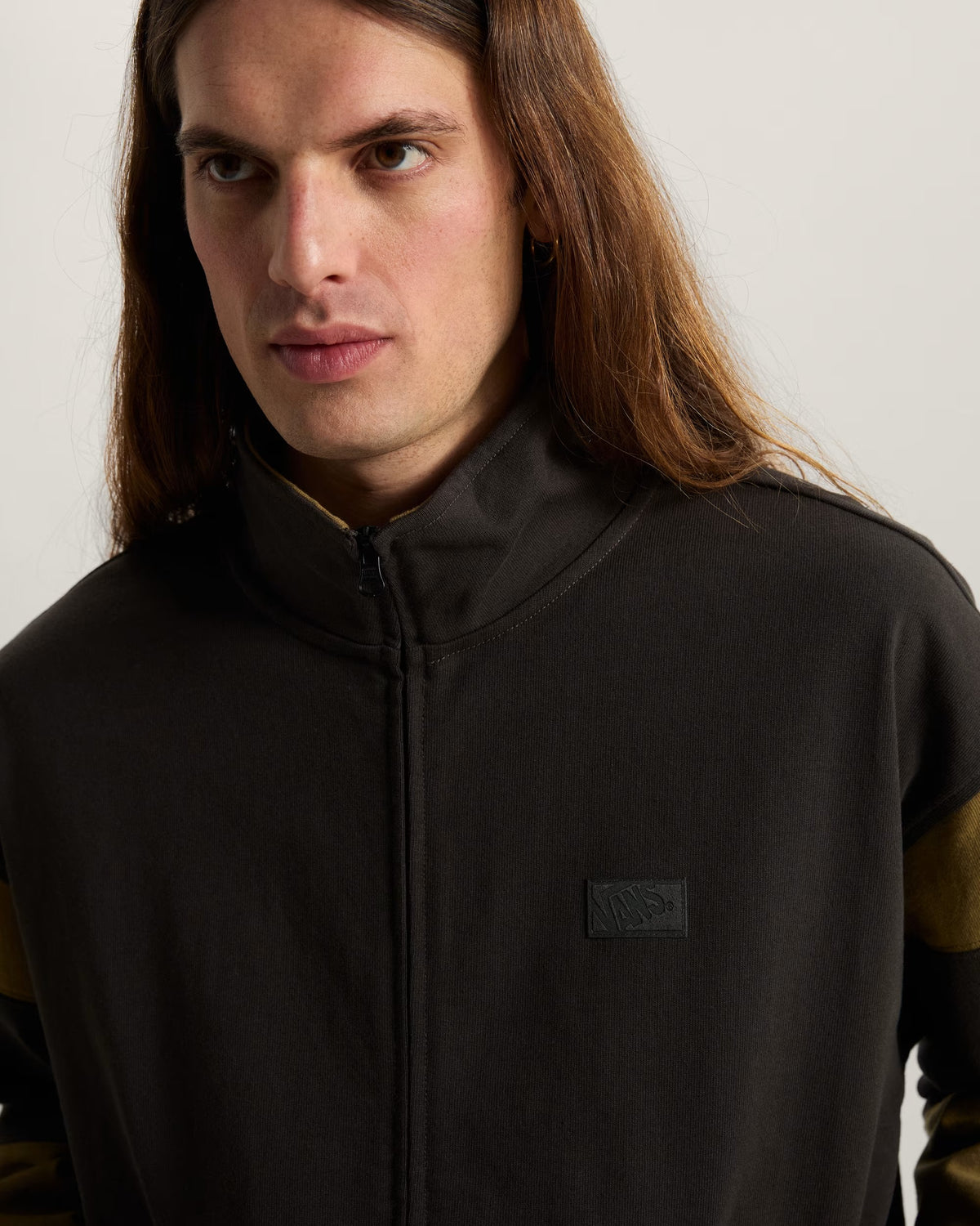 VANS FELPA con collo a lupetto e zip intera Retro Sport Black