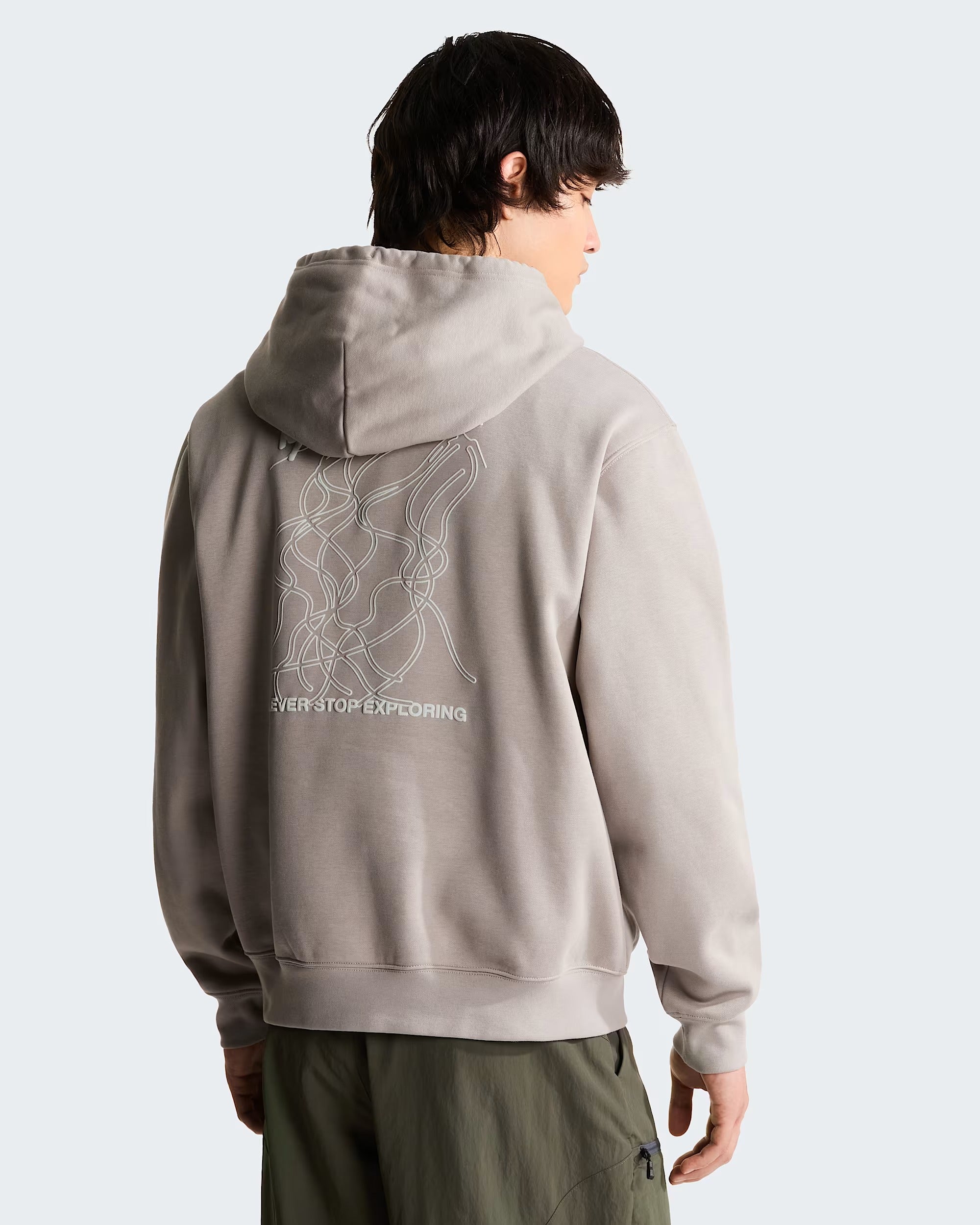 THE NORTH FACE Felpa con cappuccio NSE Slopes Relaxed Graphic Stone Slab
