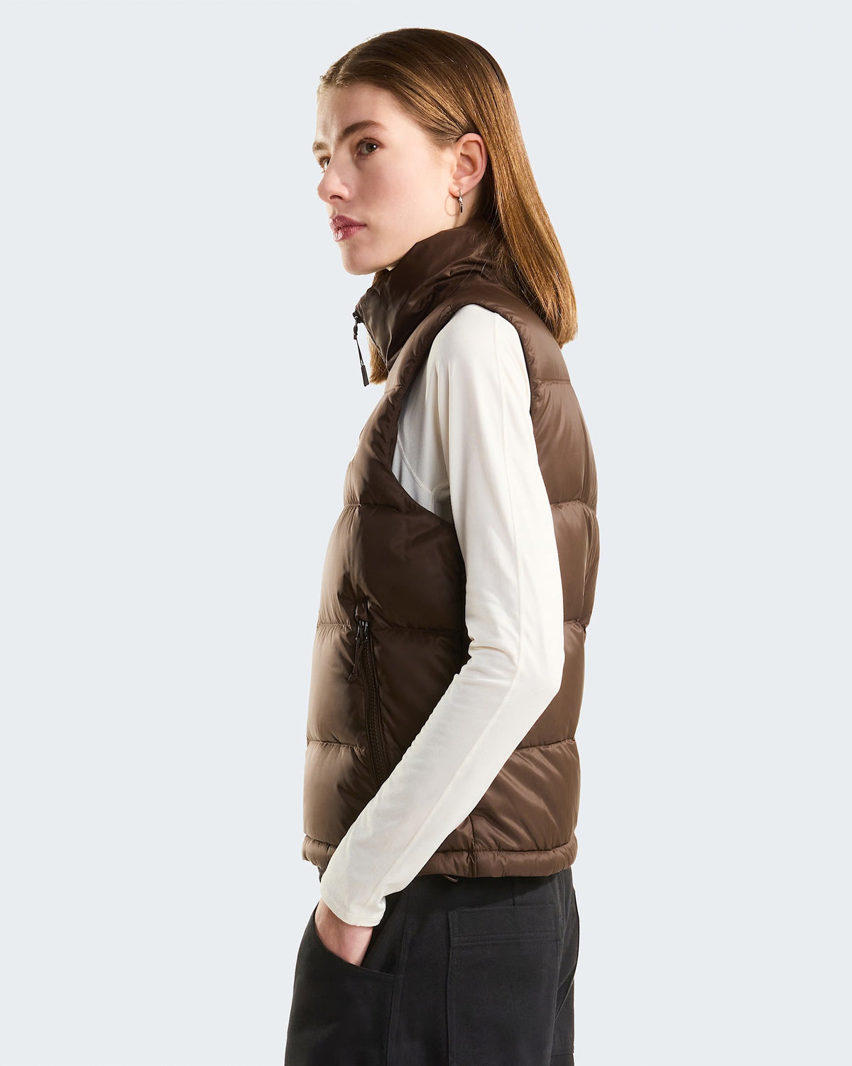 THE NORTH FACE Gilet donna in piumino Hydrenalite™ A-Line Dark Chestnut