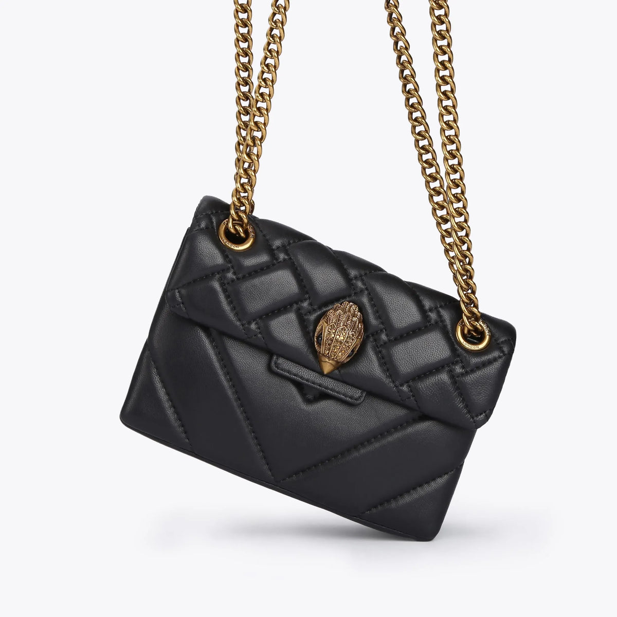 KURT GEIGER Mini Kensington Black Gold