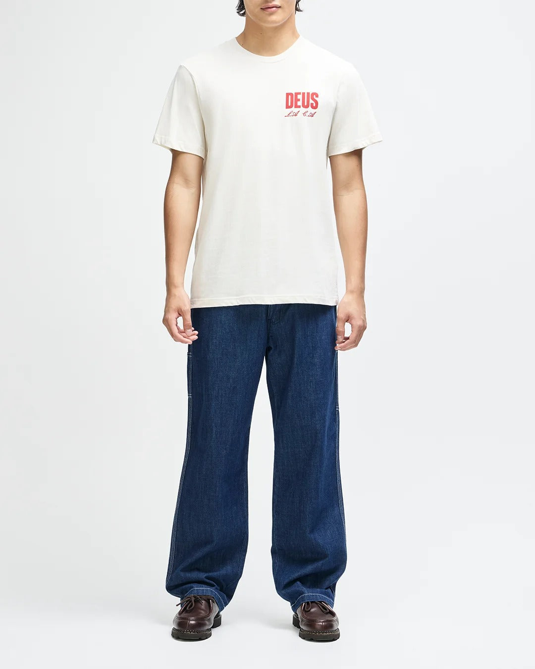 DEUS EX MACHINA Cutaway Tee Vintage White