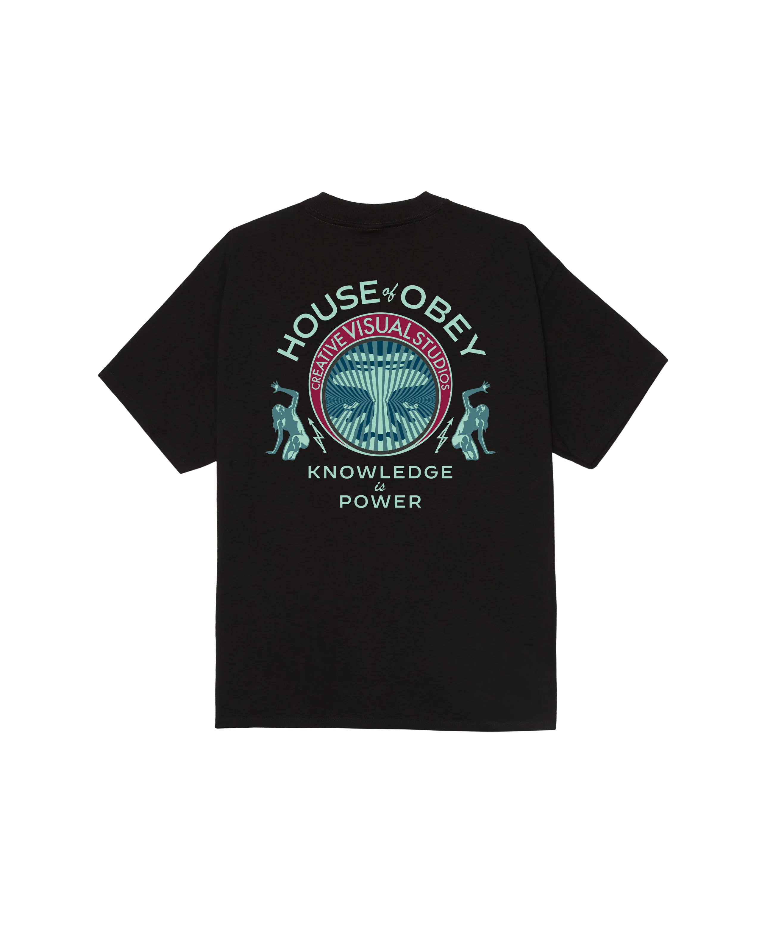 OBEY T-Shirt Knowledge Is Power Black