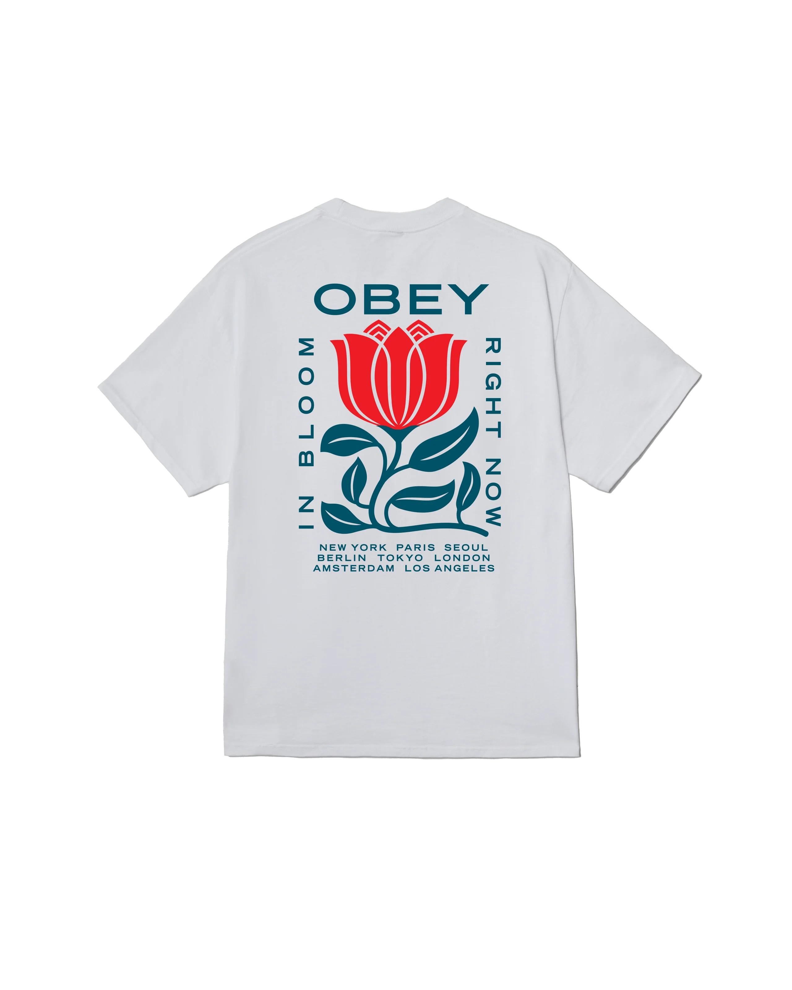 OBEY T-Shirt In Bloom White