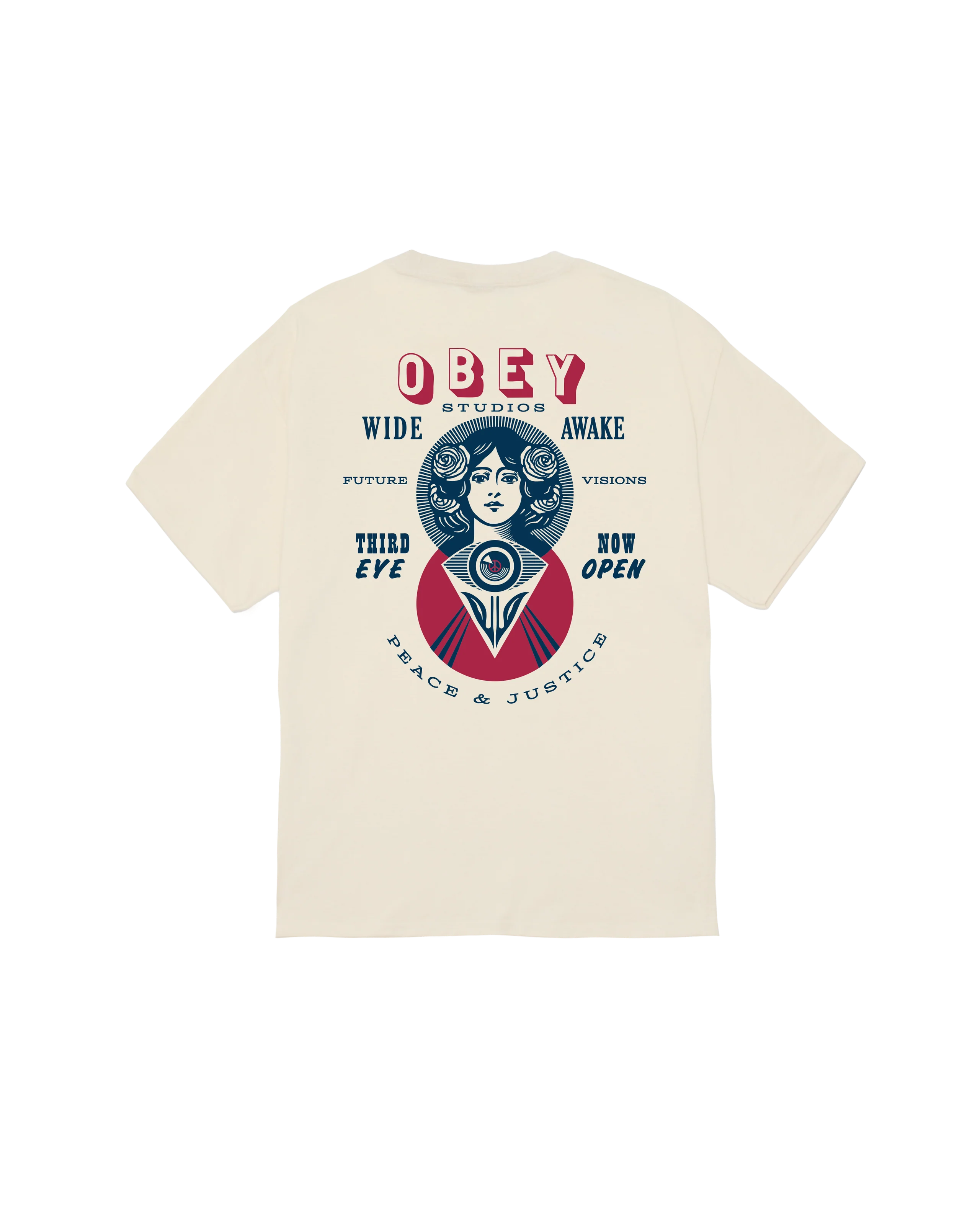 OBEY T-Shirt Make Art Third Eye Cream