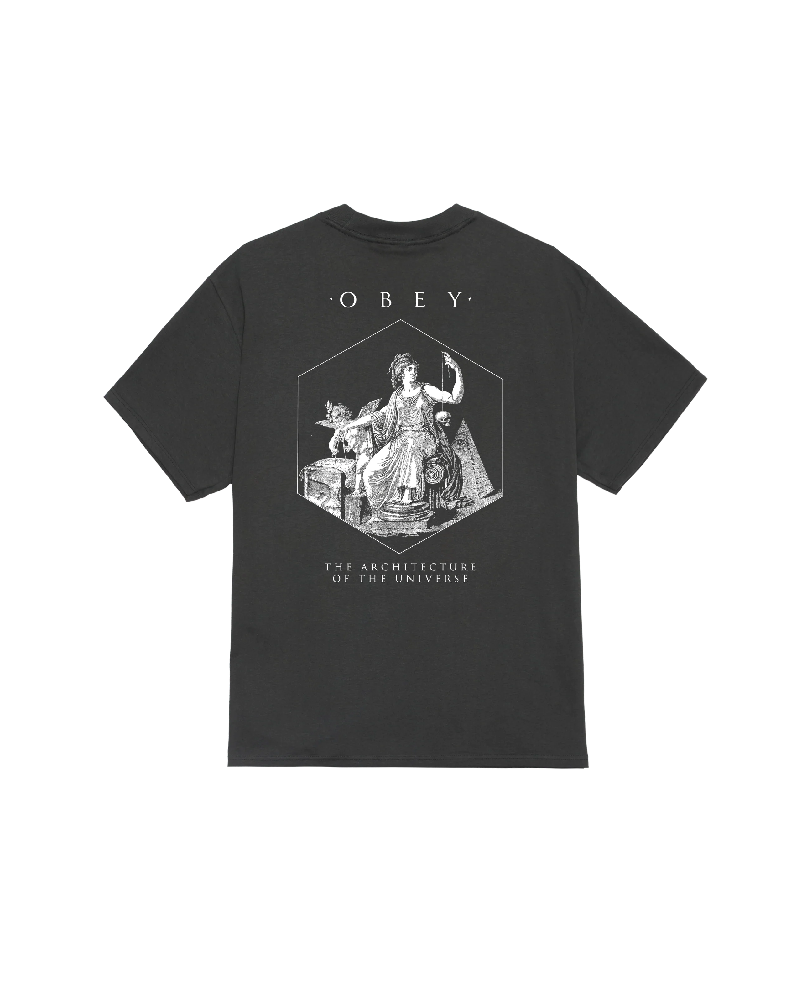 OBEY T-Shirt Architecture Of The Uni Vintage Black