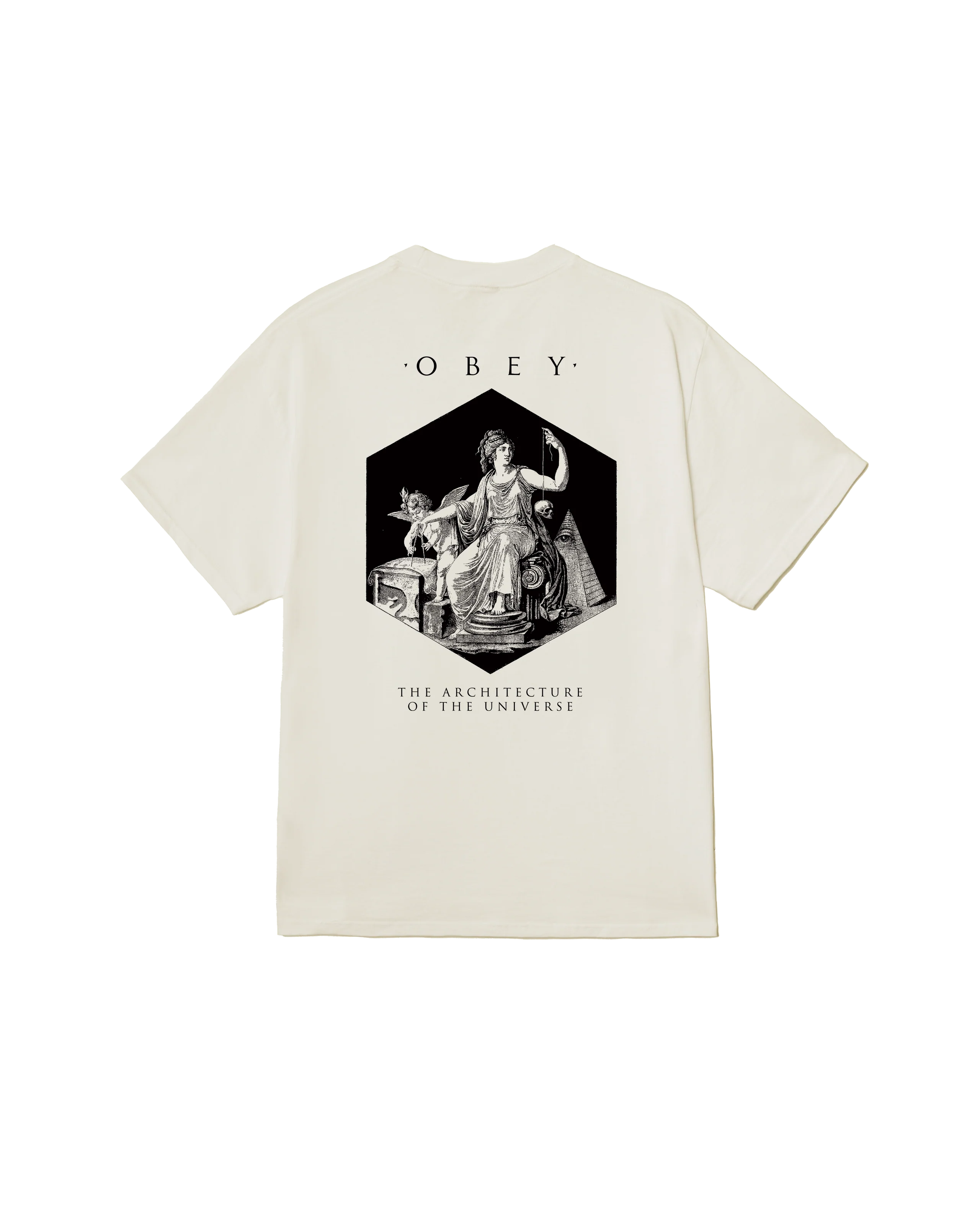 OBEY T-Shirt Architecture Of The Uni Vintage White