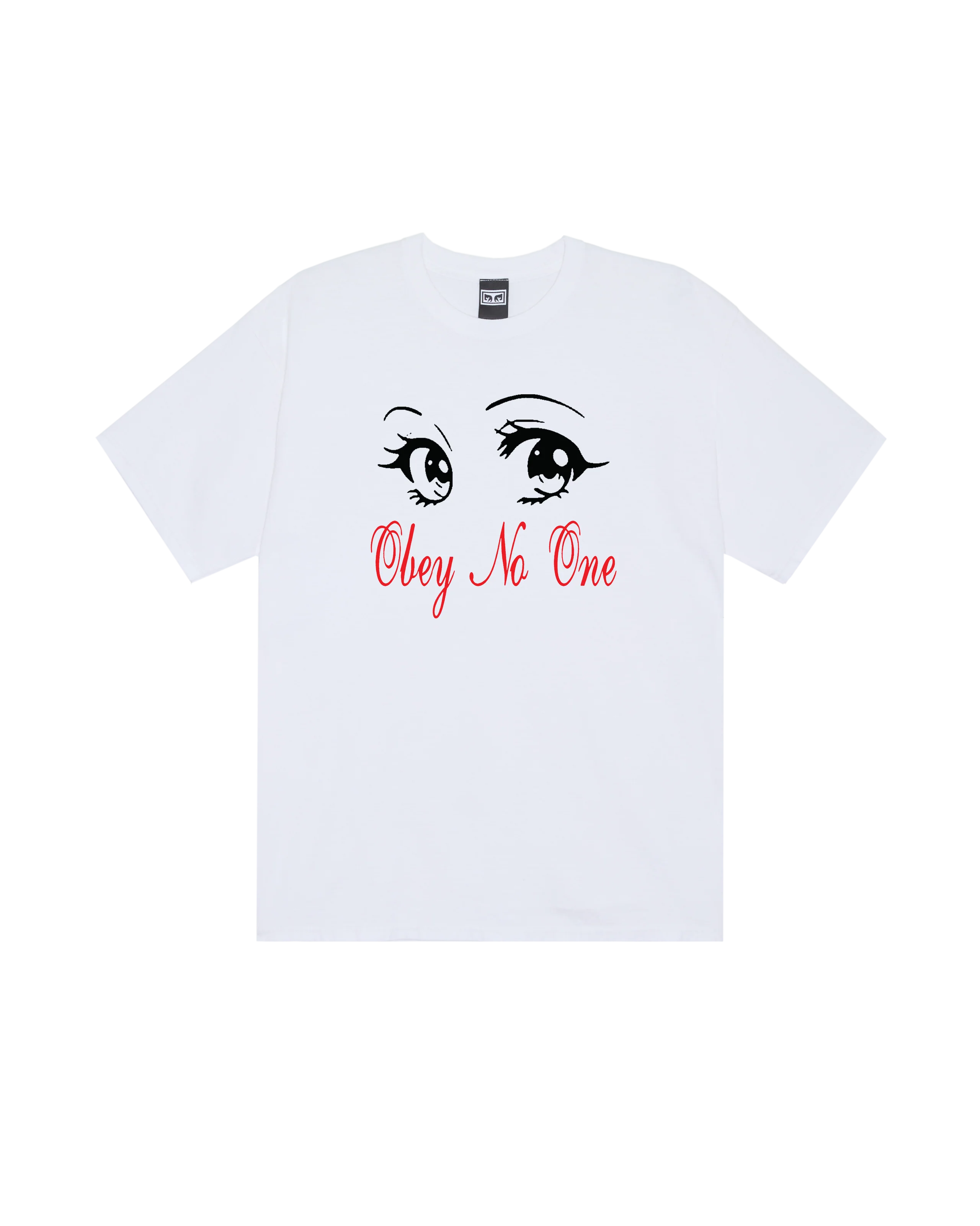 OBEY NO ONE EYES OVERSIZED T-SHIRT White