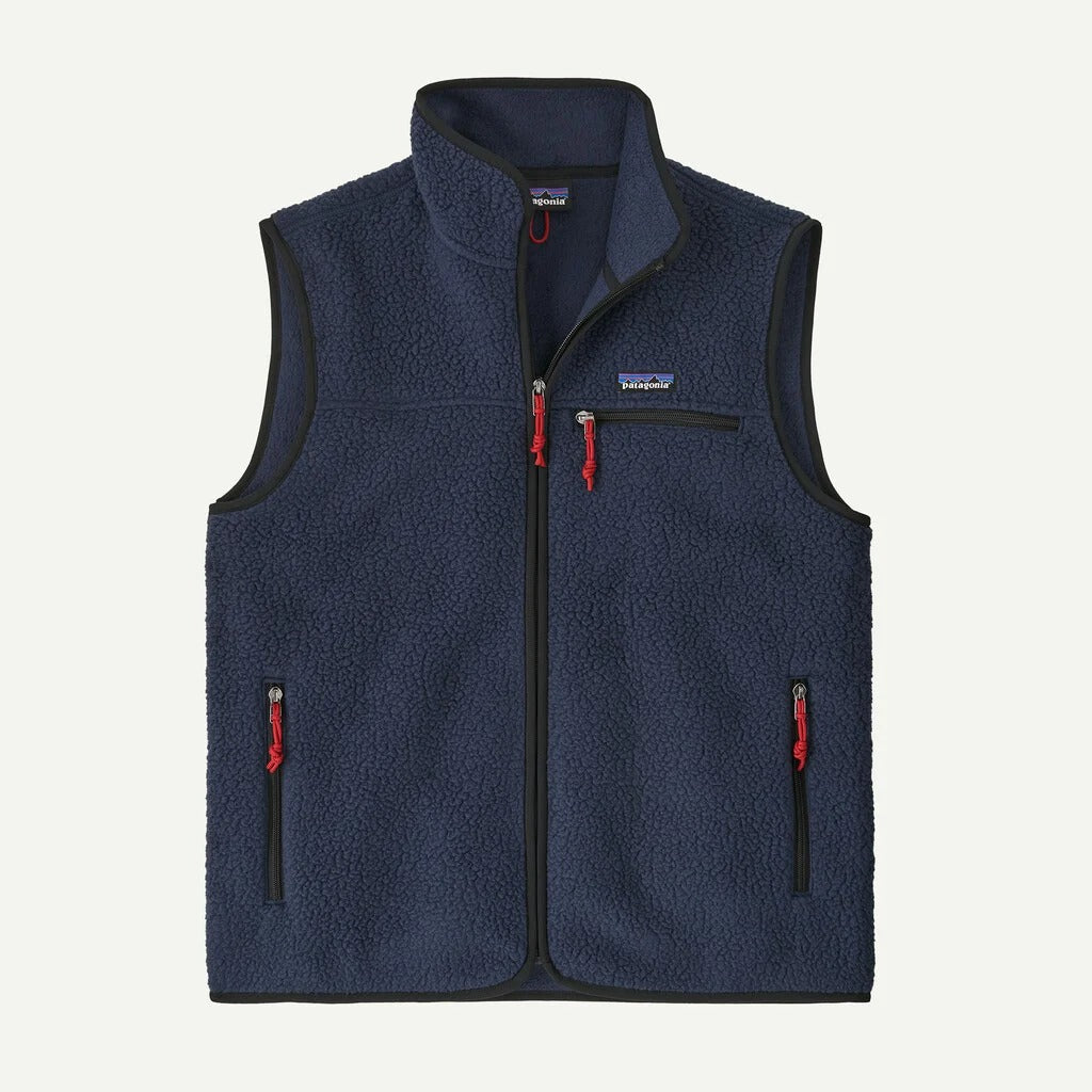 PATAGONIA Men's Retro Pile Fleece Vest New Navy
