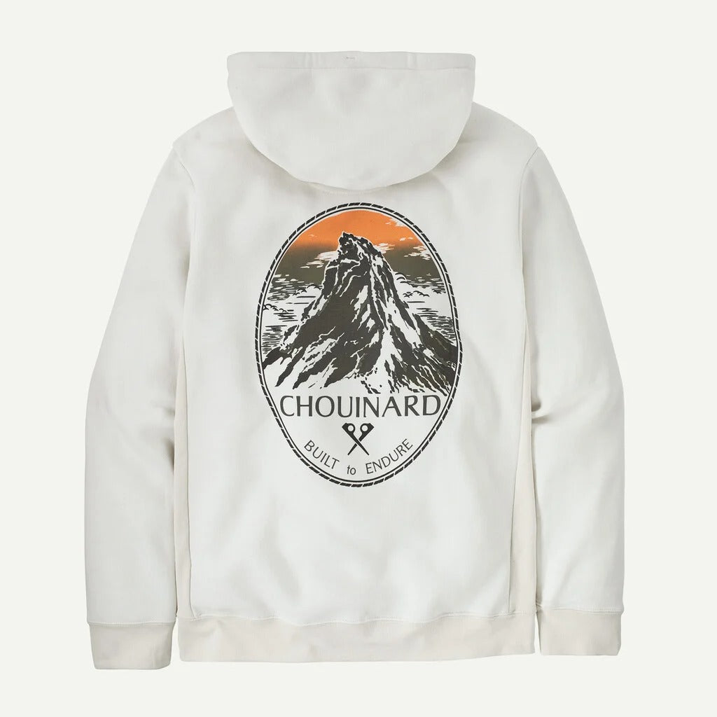 Felpa con cappuccio PATAGONIA ChouinardÂ® Crest Uprisal Birch White 