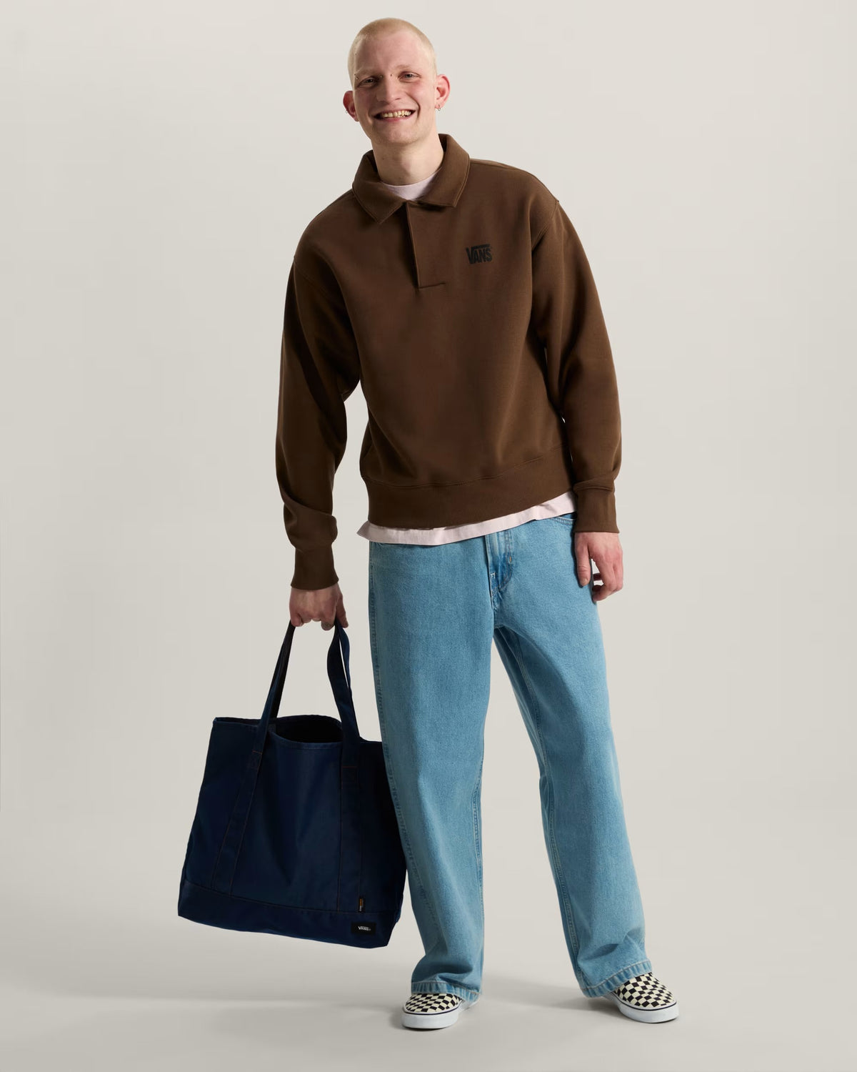 VANS FELPA POLO Brown