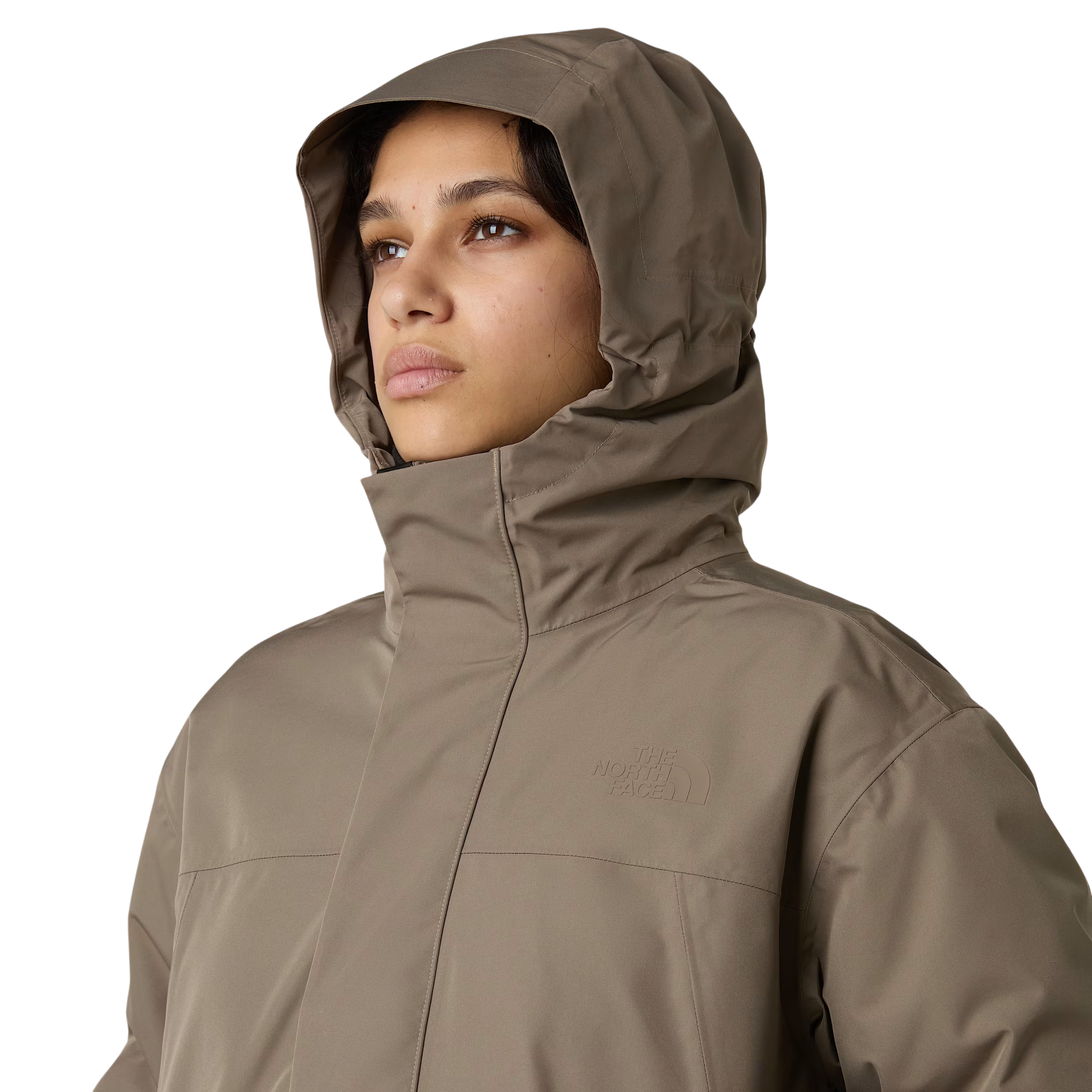 THE NORTH FACE Guscio parka Nukabira Rain da donna Mocha Brown