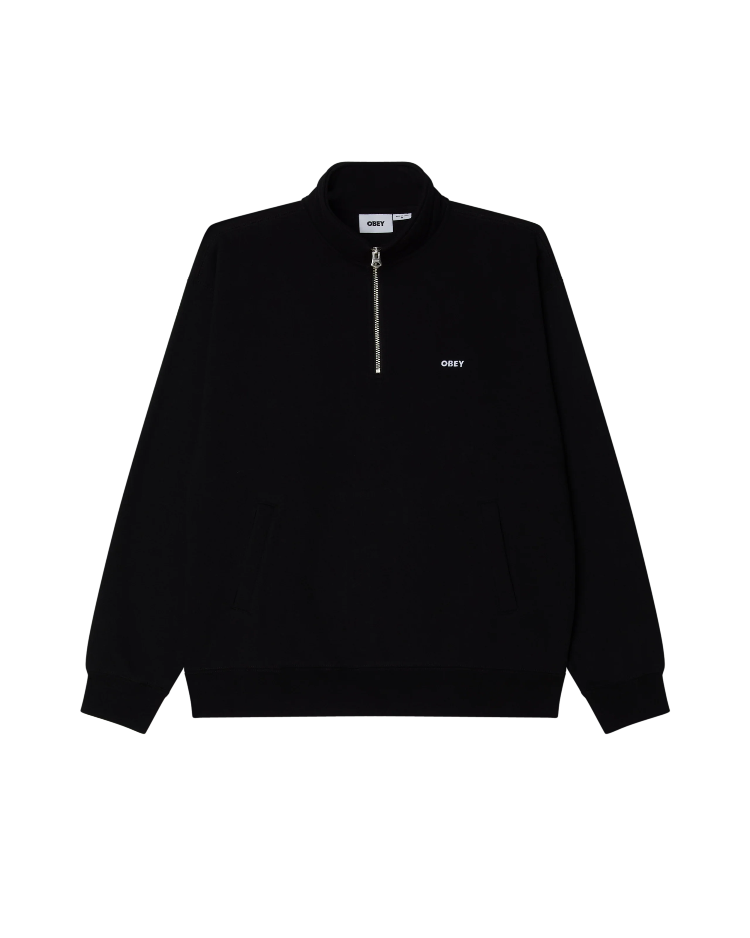 OBEY EST. WORKS BOLD MOCKNECK Black