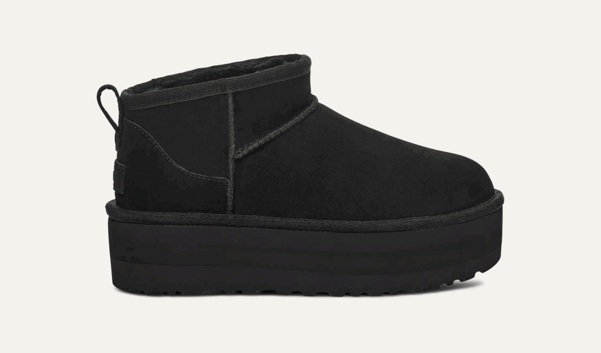 UGG CLASSIC ULTRA MINI PLATFORM Black