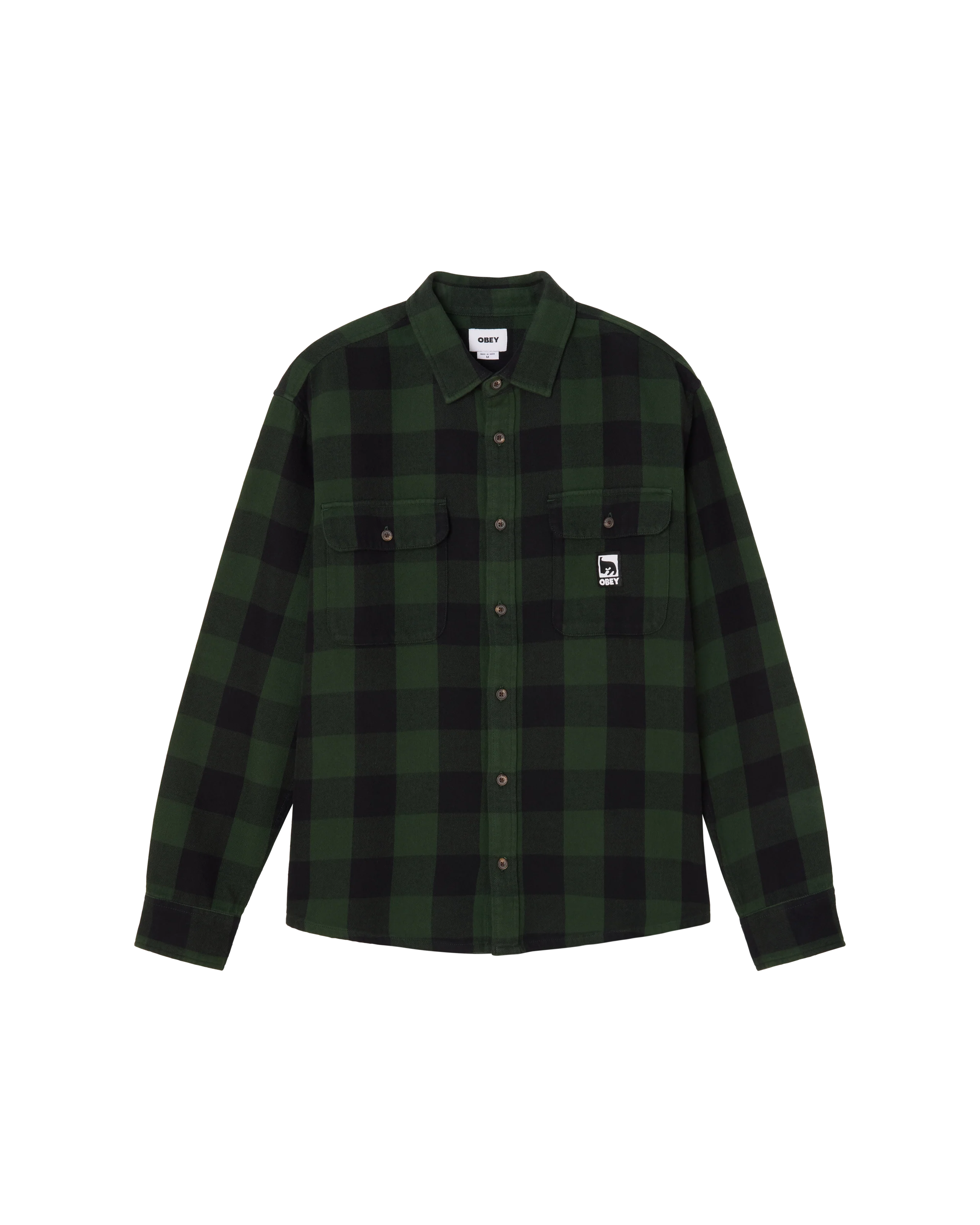 OBEY JONES SHIRT Kombu Green