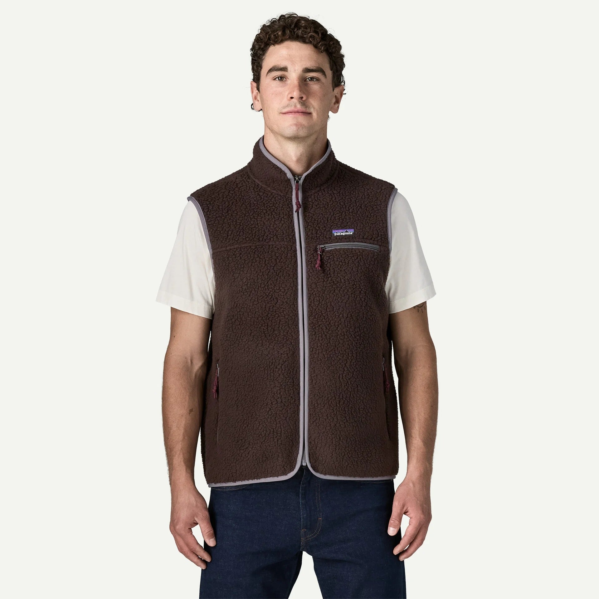 PATAGONIA Men's Retro Pile Fleece Vest Den Brown