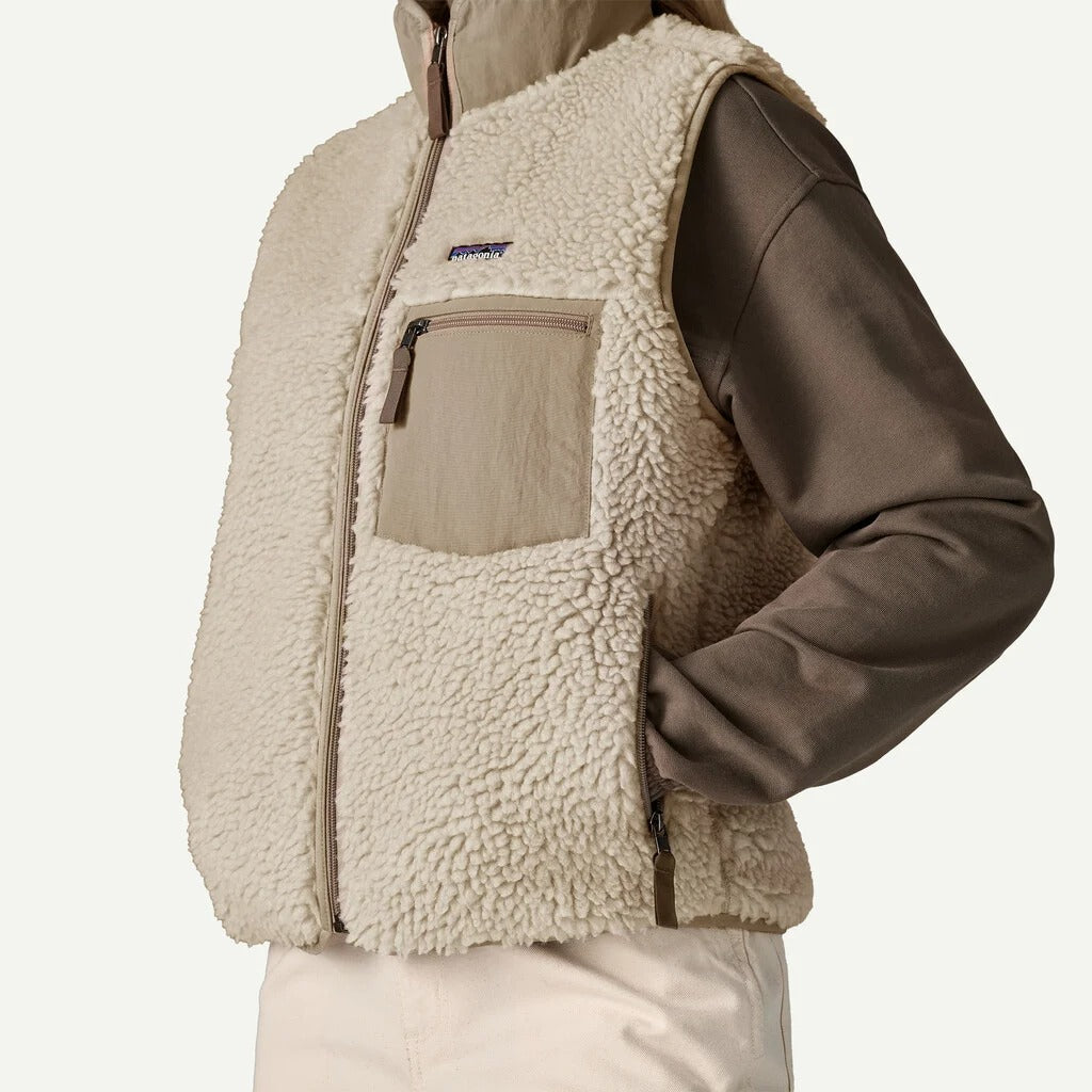 Gilet in pile PATAGONIA Classic Retro-X® da donna, colore naturale 
