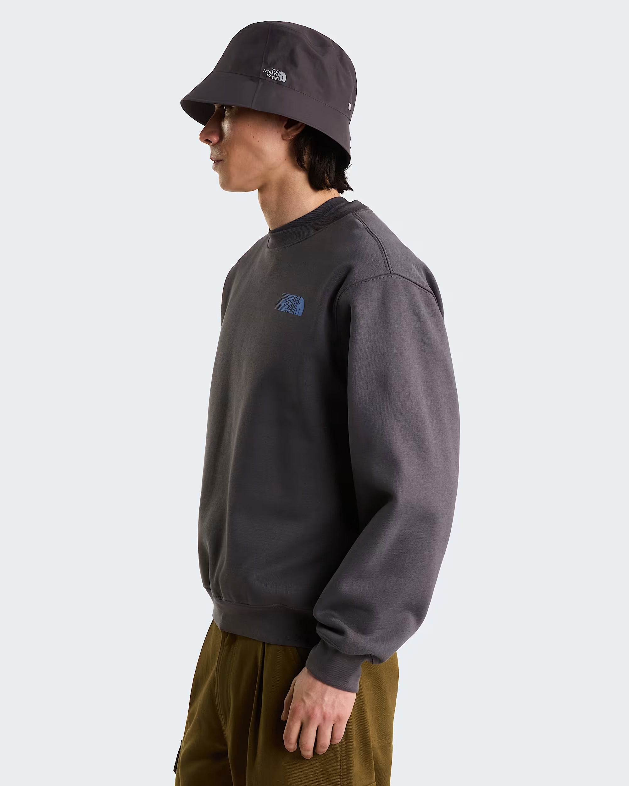 THE NORTH FACE Felpa Retro Trail Relaxed Anthracite Grey