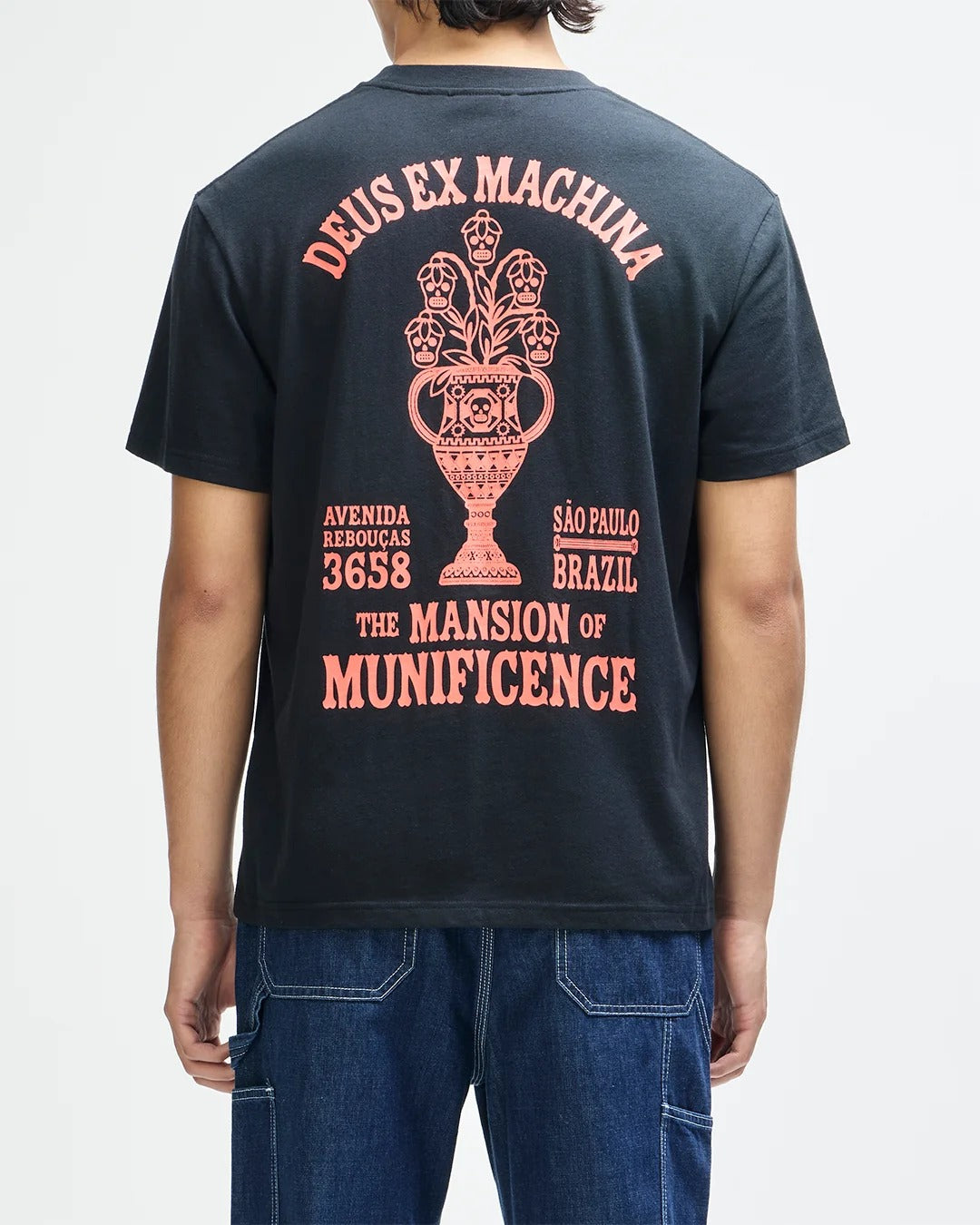 DEUS EX MACHINA Sao Paulo Ceramic Tee Black