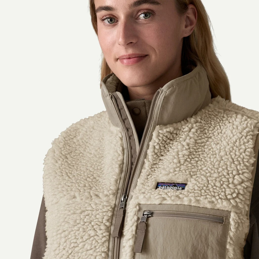 Gilet in pile PATAGONIA Classic Retro-X® da donna, colore naturale 