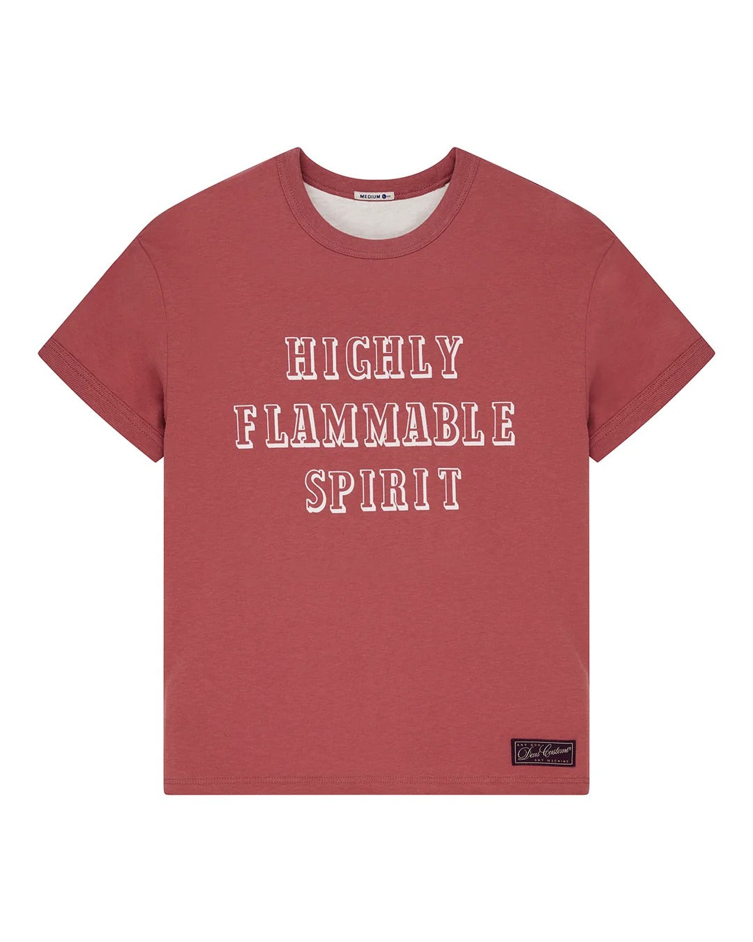 DEUS EX MACHINA Two Minds Ringer Dirty White-Red Apple