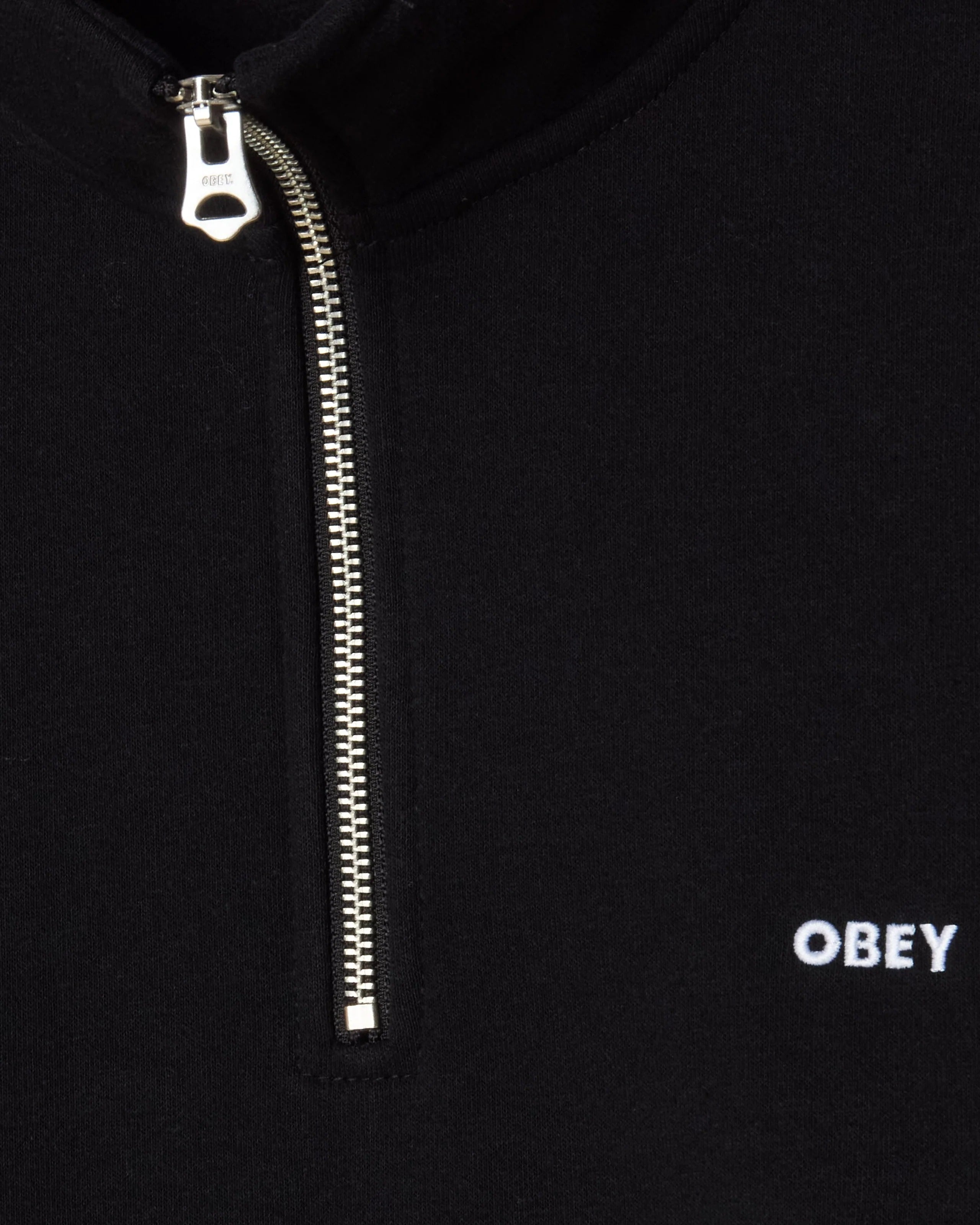 OBEY EST. WORKS BOLD MOCKNECK Black