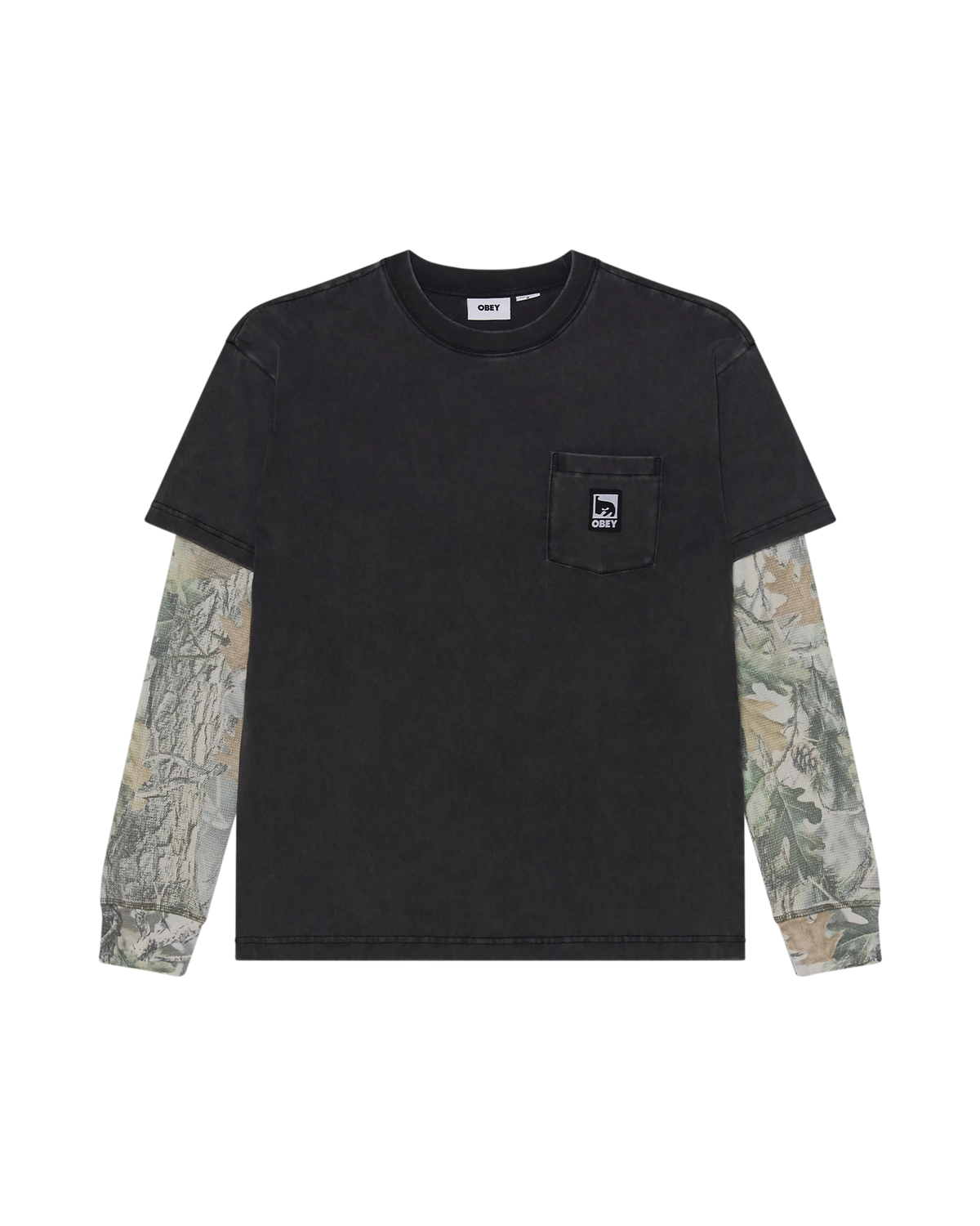 OBEY TPOST 2FER SHIRT Dusty Black Limo Multi
