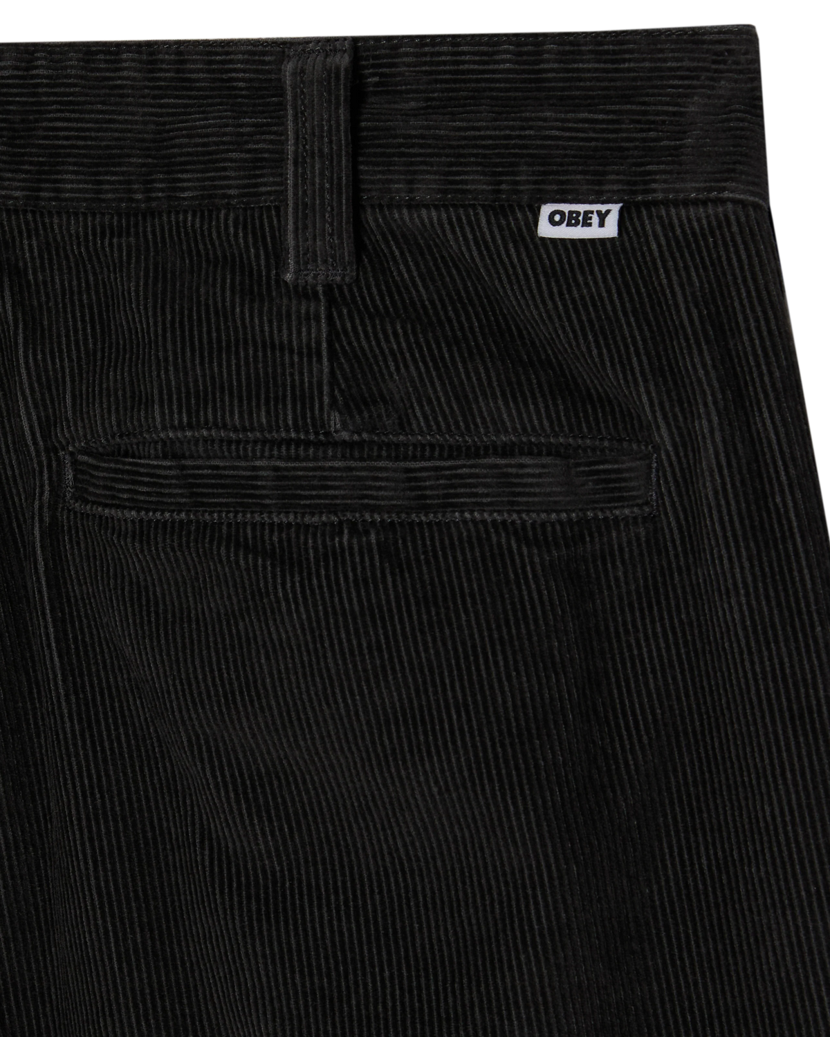 OBEY DEAN FADED WASH CORD PANT Moonless Nigh Faded Wash