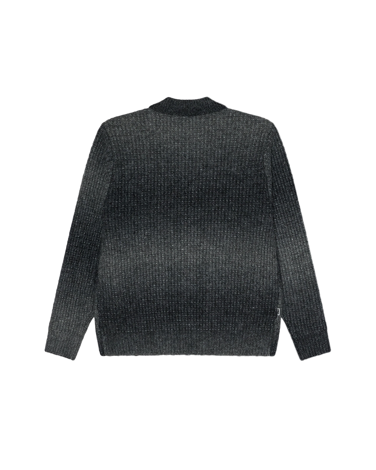 OBEY ANTON GRADIENT CARDIGAN Charcoal Multi