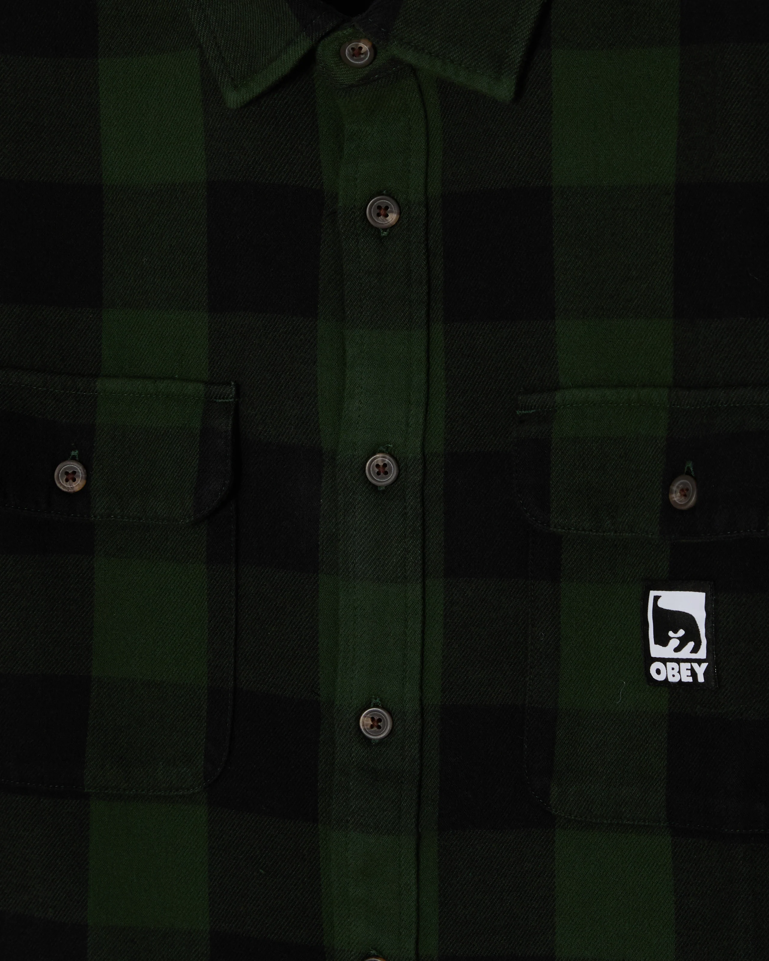 OBEY JONES SHIRT Kombu Green