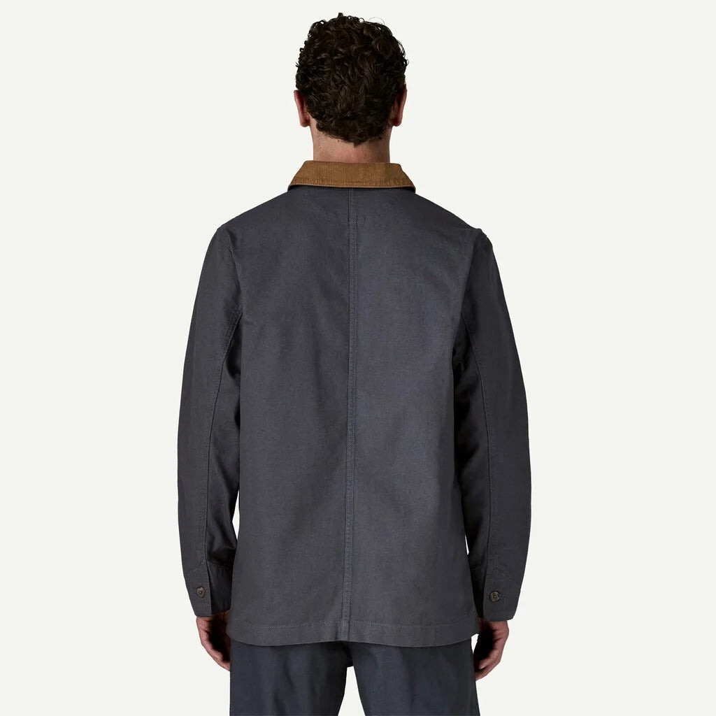 PATAGONIA Men's Point Reyes Canvas Jacket Smolder Blue