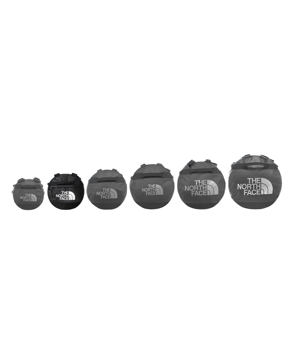 Borsone Blaze Shop The North Face Base Camp Duffel in diverse dimensioni, colore nero con logo bianco