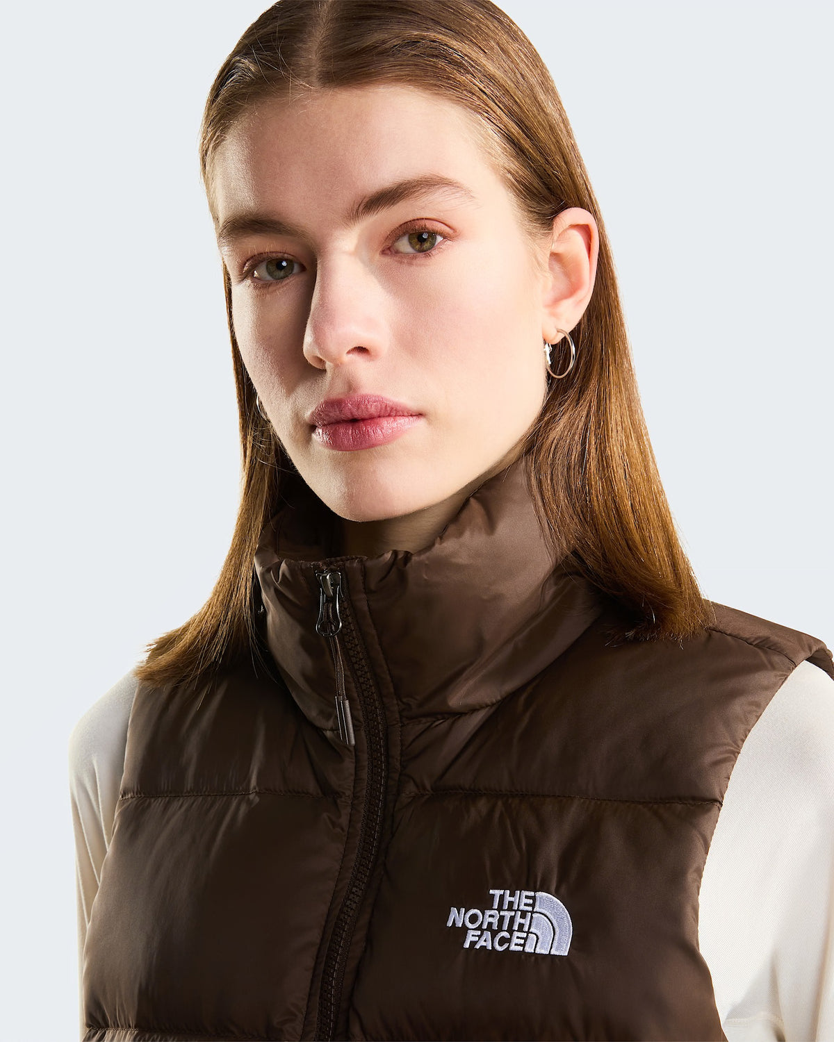 THE NORTH FACE Gilet donna in piumino Hydrenalite™ A-Line Dark Chestnut