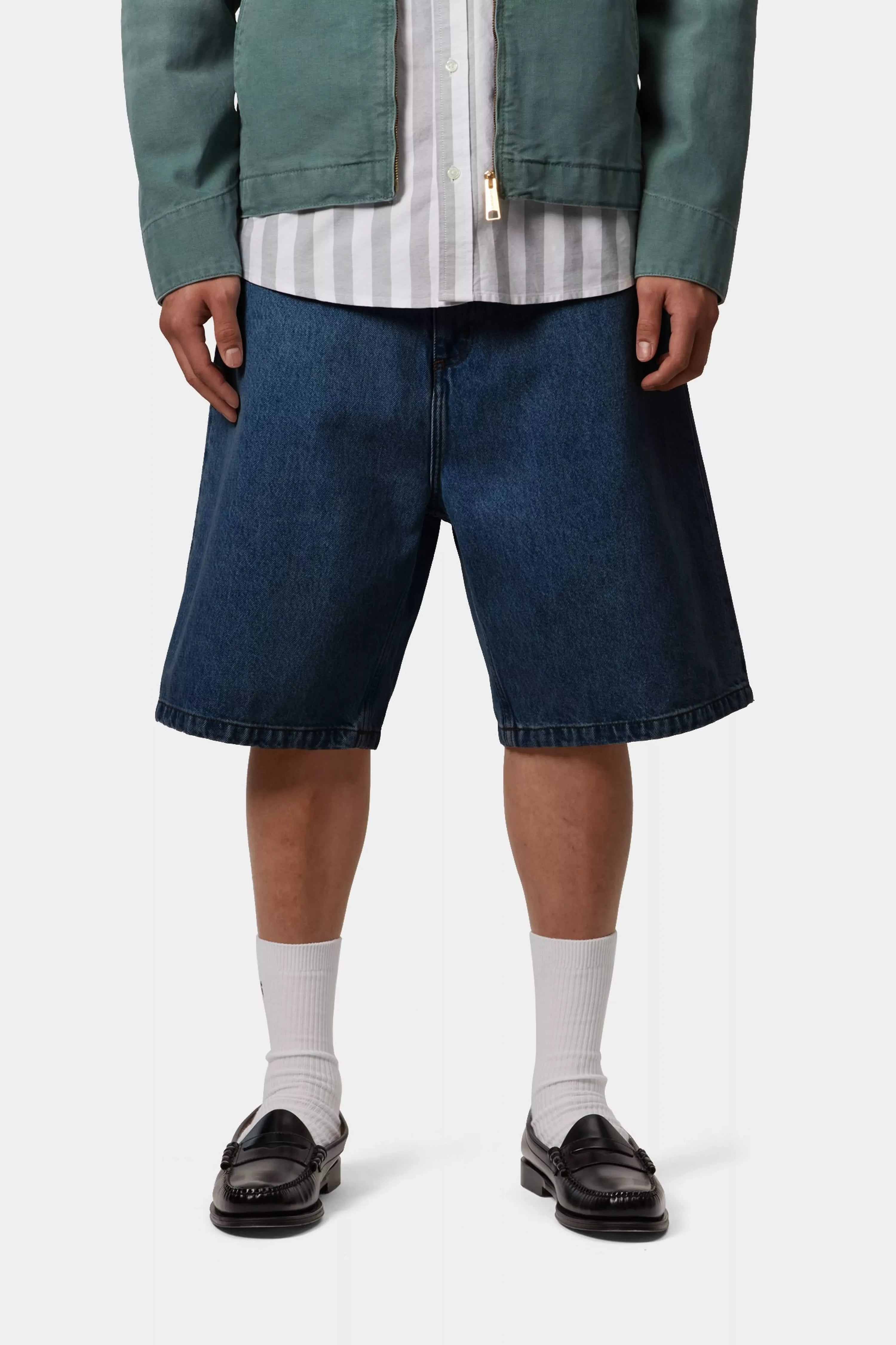 CARHARTT WIP Brandon Short Blue Stone washed
