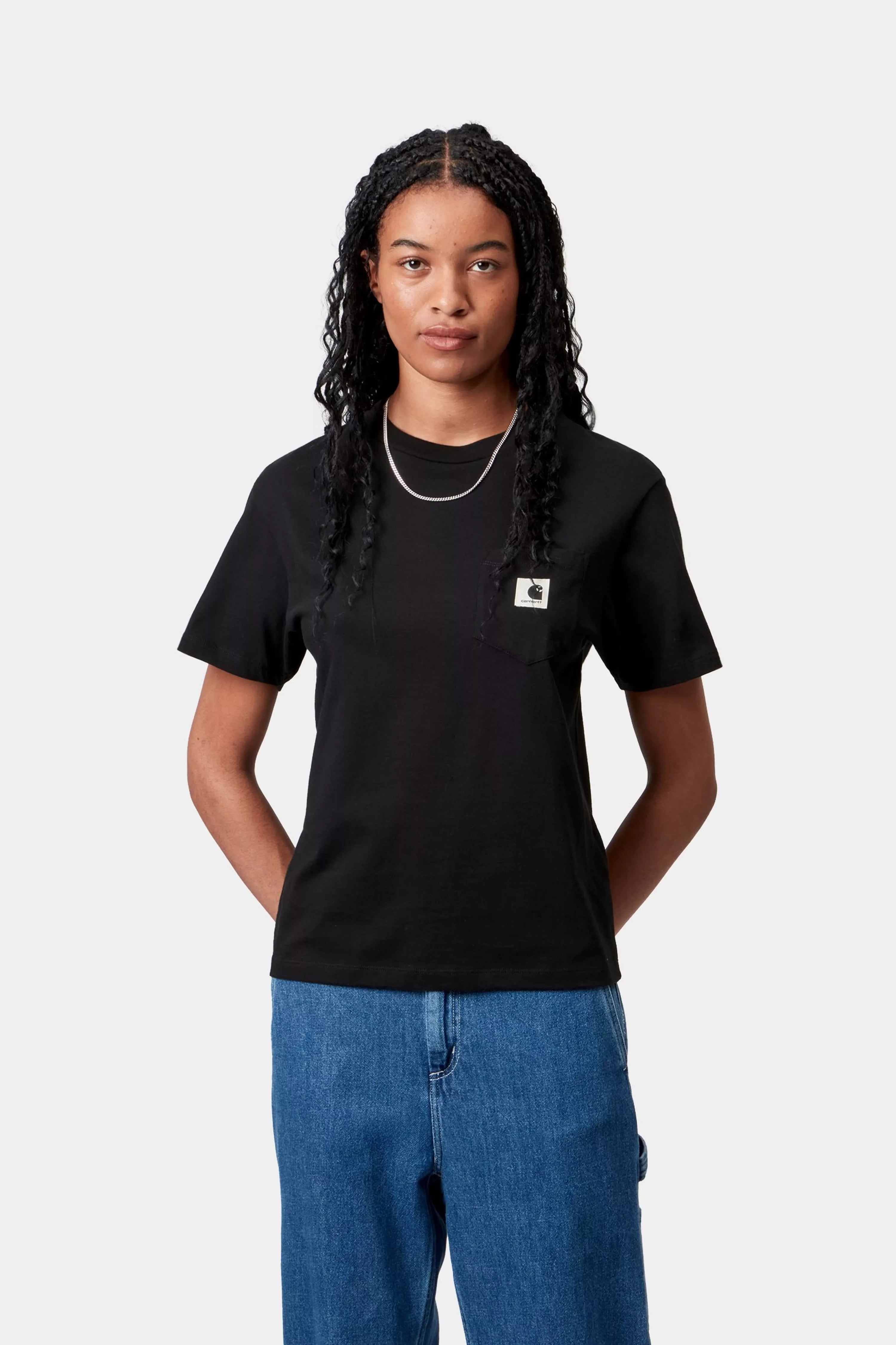 CARHARTT WIP W' S/S Pocket T-Shirt Black